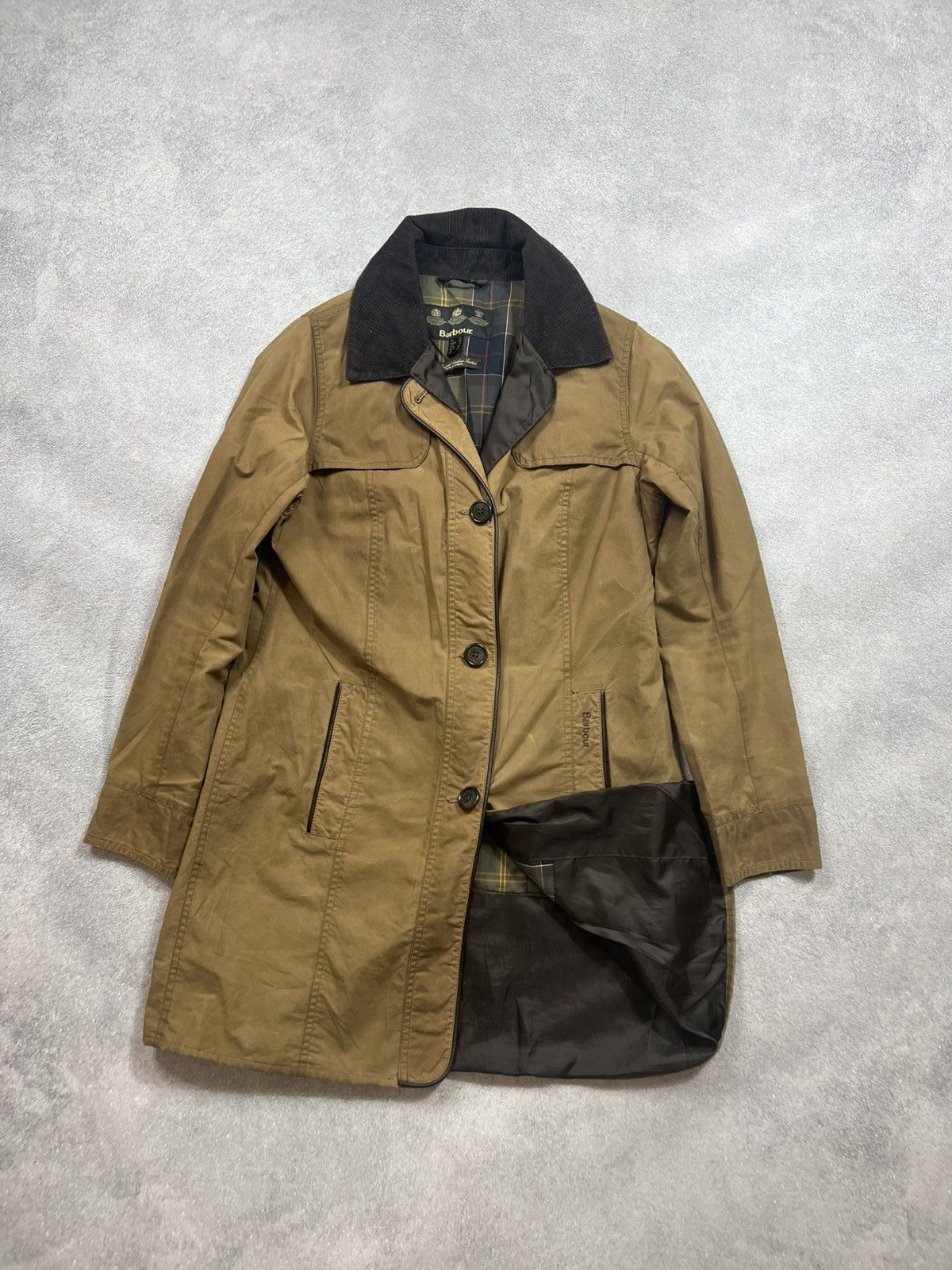 Barbour 💛VTG Rick Owens Style Barbour Vintage waterproof jacket Size US S / EU 44-46 / 1 - 2 Thumbnail