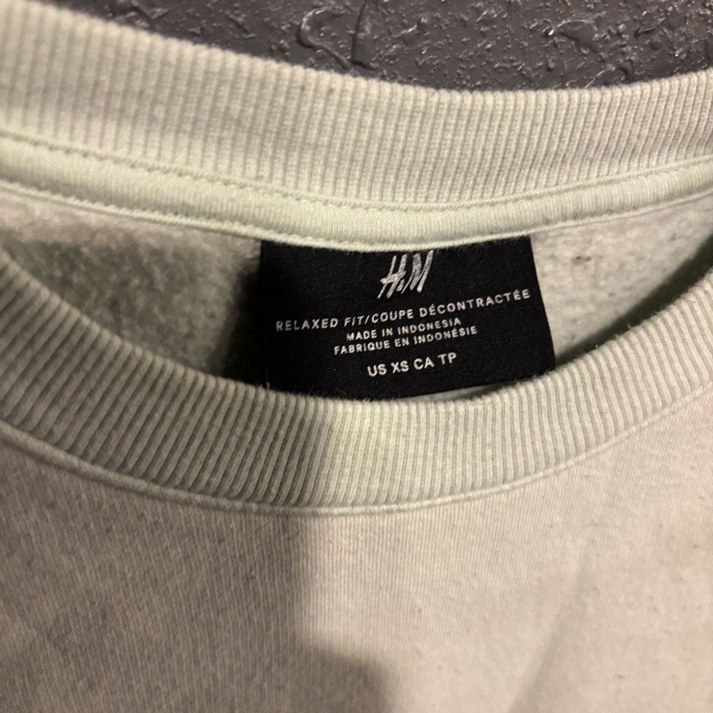 H&M Women’s H&M White Sweatshirt Size US XS / EU 42 / 0 - 2 Thumbnail