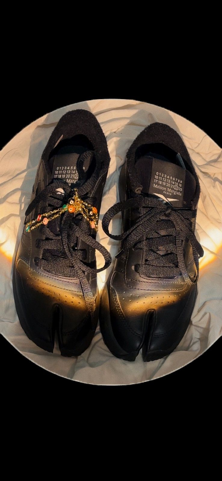 Maison Margiela × Reebok Maison Margiela x Reebok Tabi Sneakers Black Split Toe US 6 Size US 6 / IT 36 - 3 Thumbnail