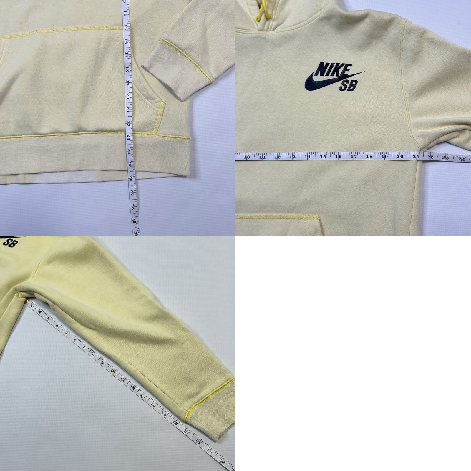 Nike Nike SB Icon Pullover Hoodie Mens Small CW7064-765 Yellow Black Stripes Size US S / EU 44-46 / 1 - 8 Thumbnail