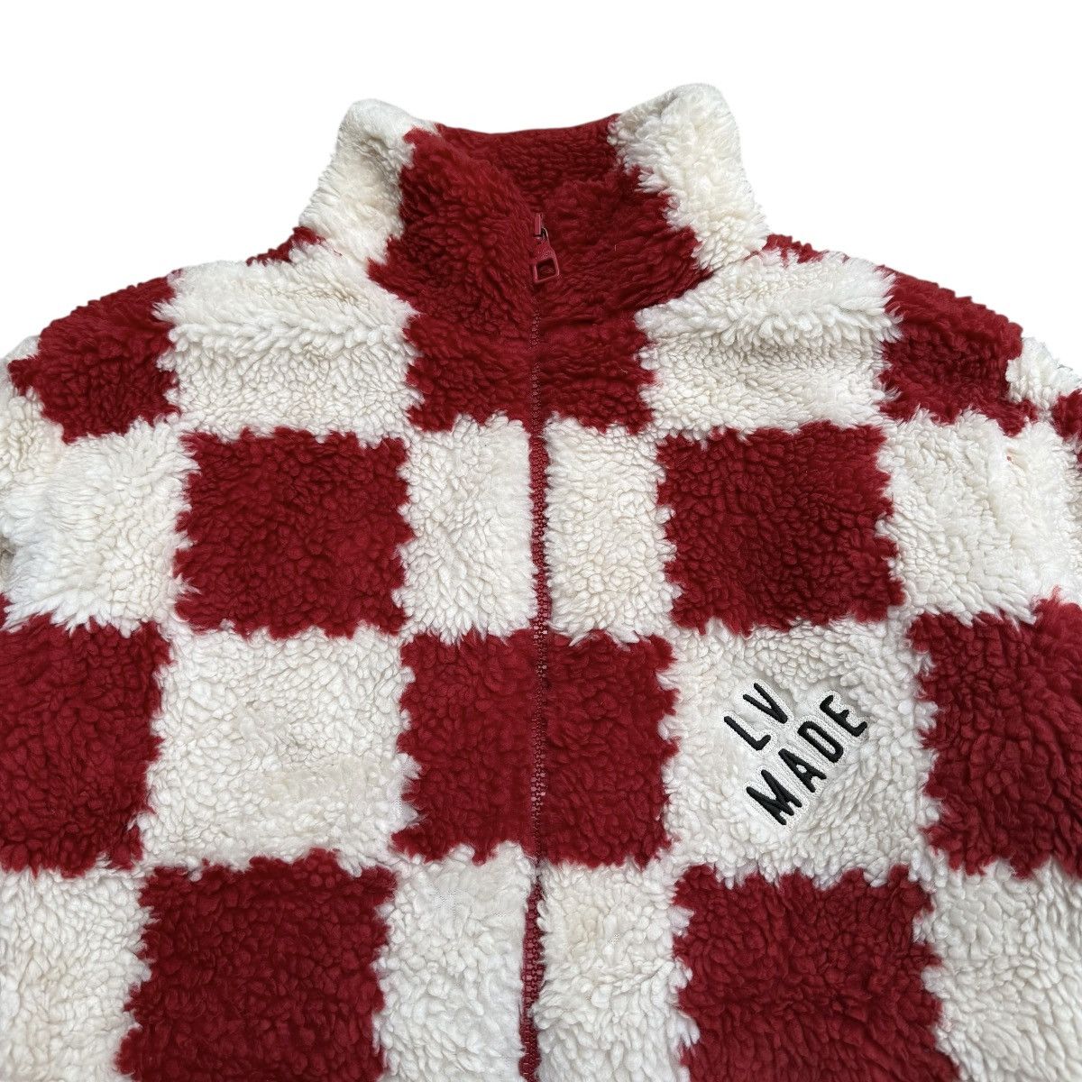 Louis Vuitton × Nigo Louis Vuitton Nigo Jacquard Damier Fleece Blouson Jacket Size US L / EU 52-54 / 3 - 5 Thumbnail