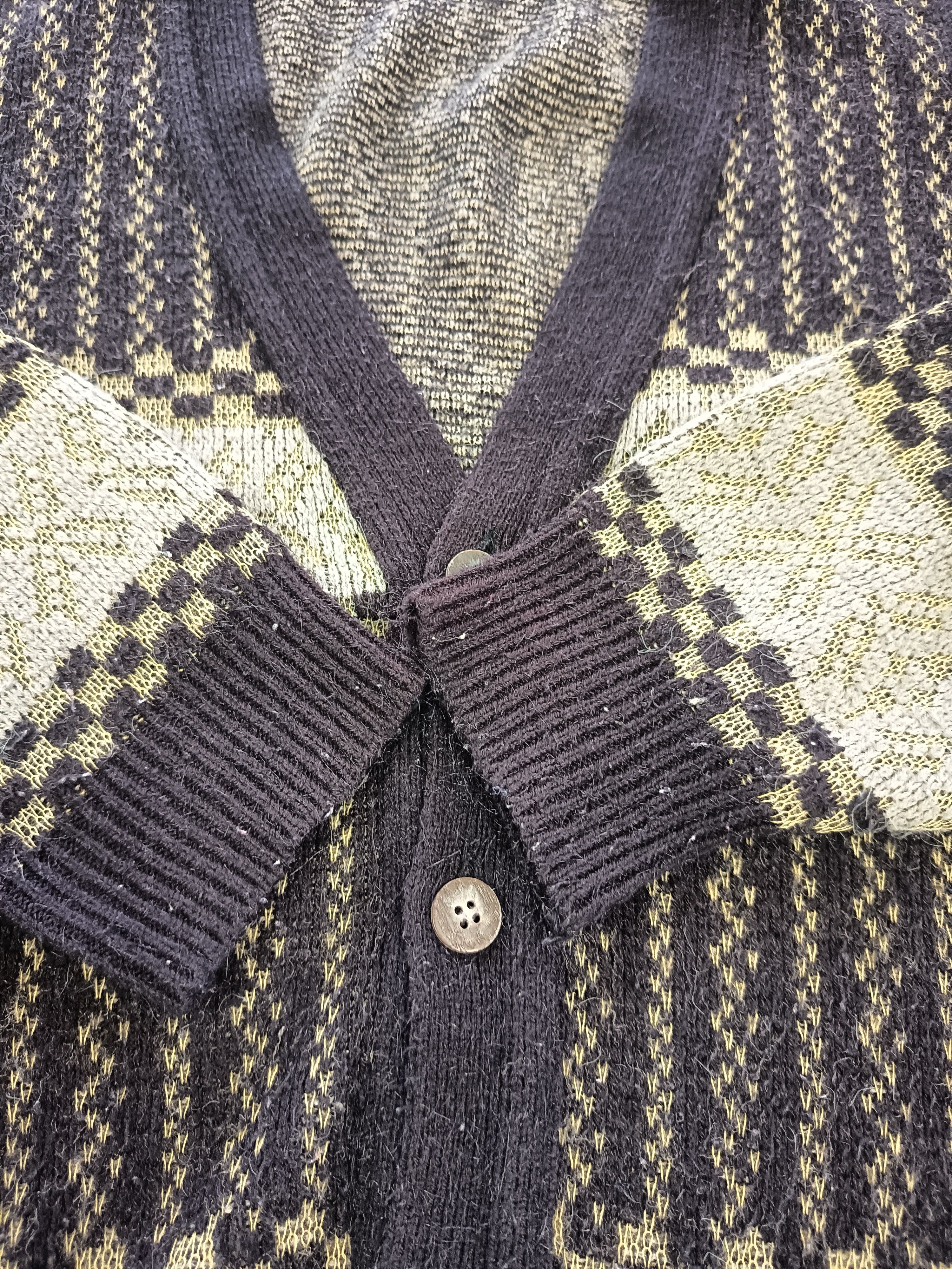 Vintage AlcottHouse Vintage Knit Cardigan – Patterned Retro Style Size US L / EU 52-54 / 3 - 16 Thumbnail