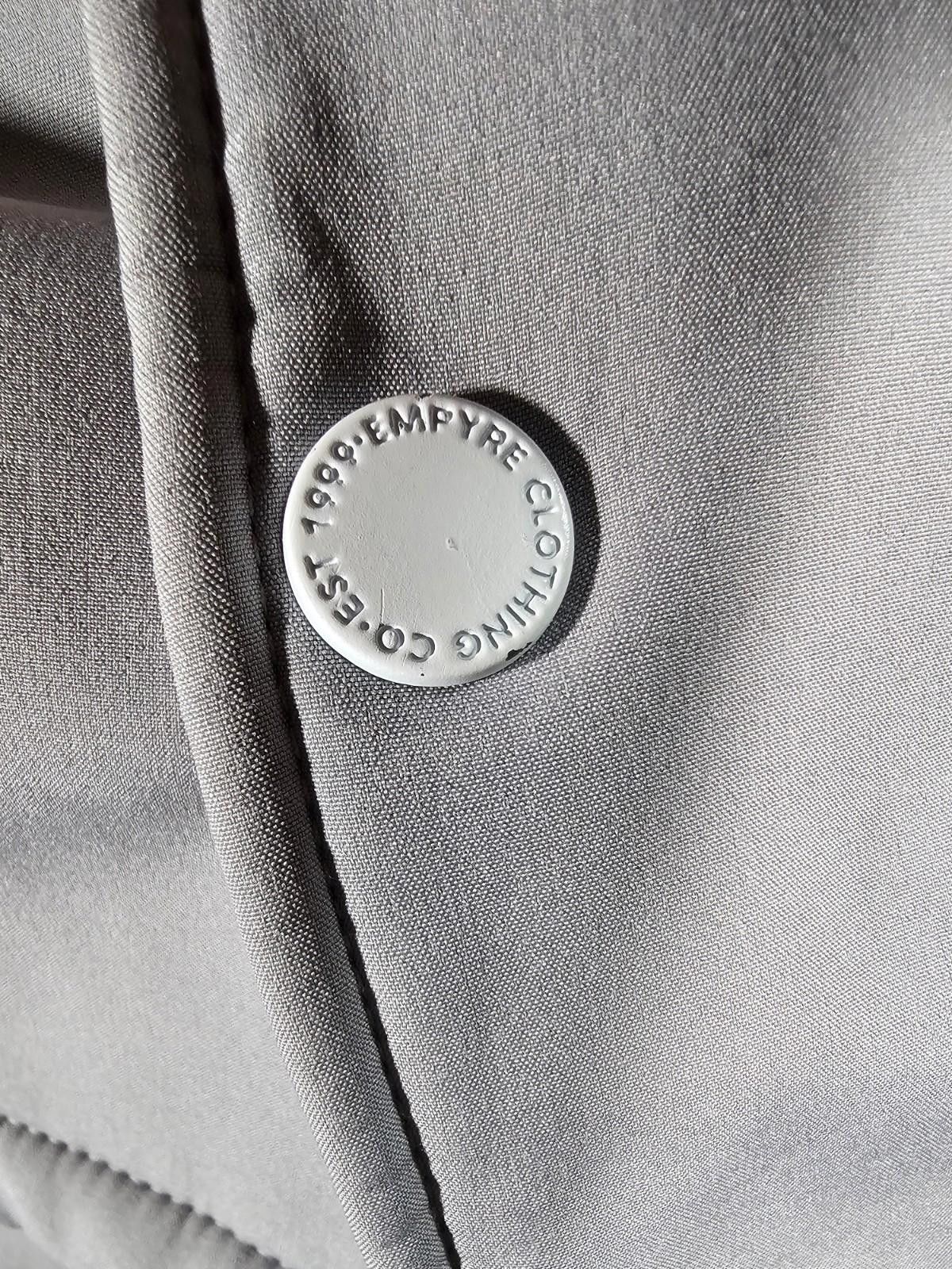 Empyre Empyre men's S gray snap Button jacket Skater Size US S / EU 44-46 / 1 - 6 Thumbnail