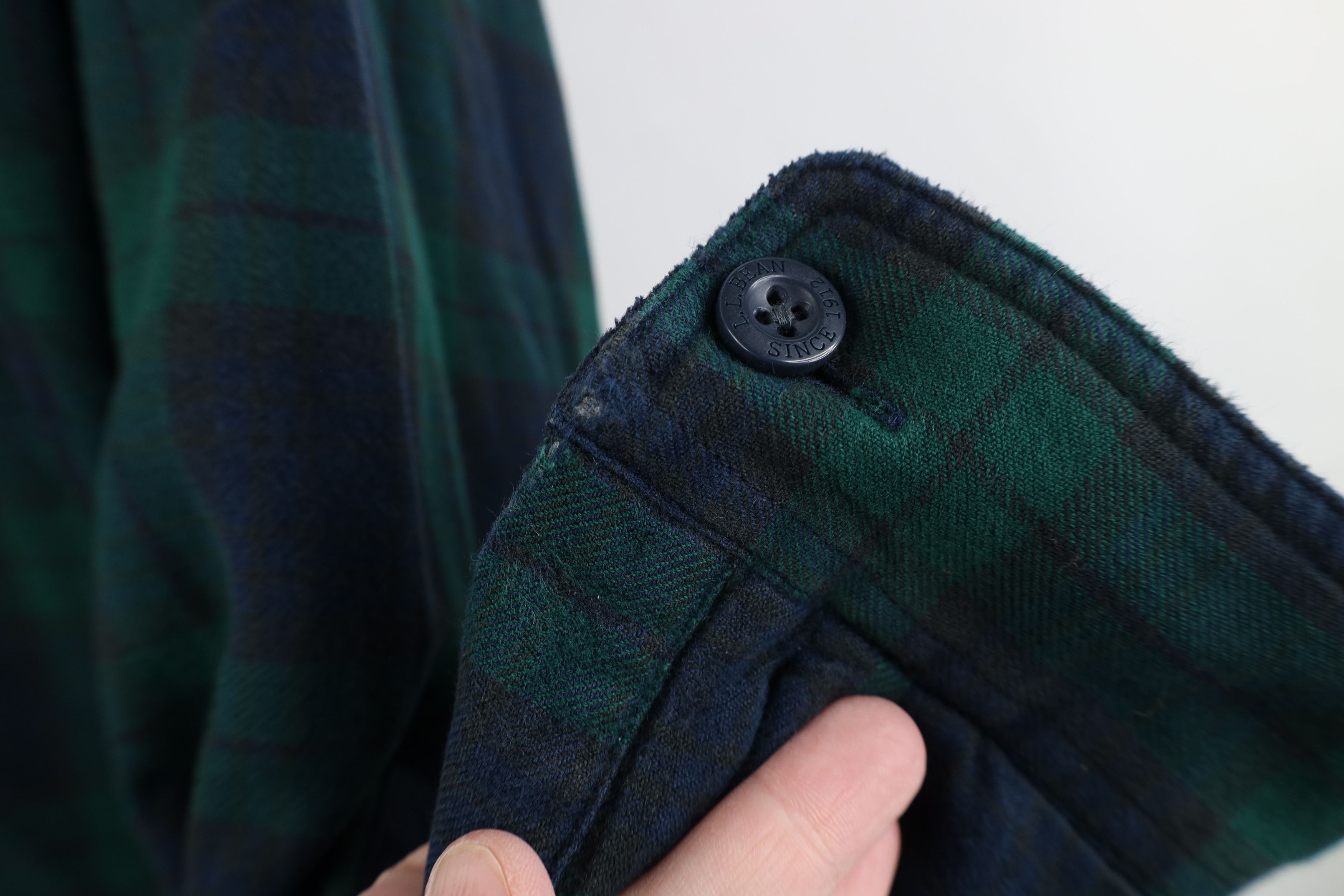 L.L. Bean Vintage LL Bean Fleece Lined Flannel Shirt Jacket Plaid Size US M / EU 48-50 / 2 - 5 Thumbnail