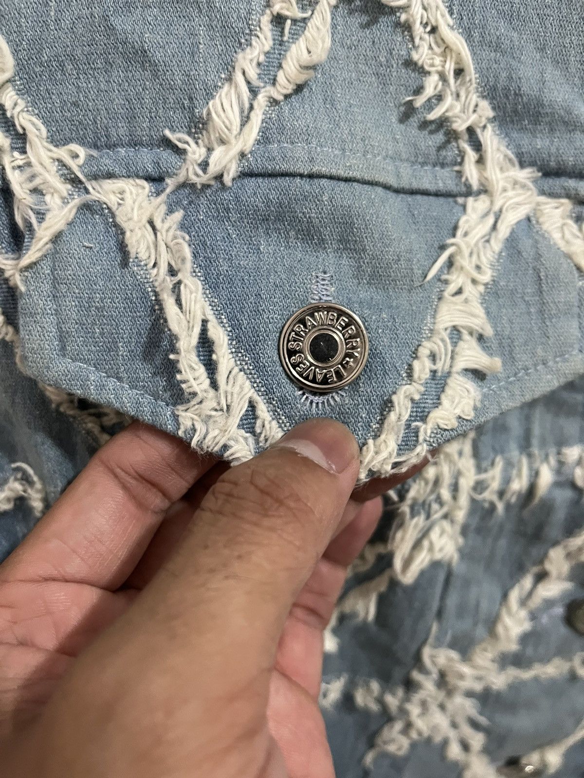 Hysteric Glamour Romie lacer distressed trucker denim Size US L / EU 52-54 / 3 - 4 Thumbnail
