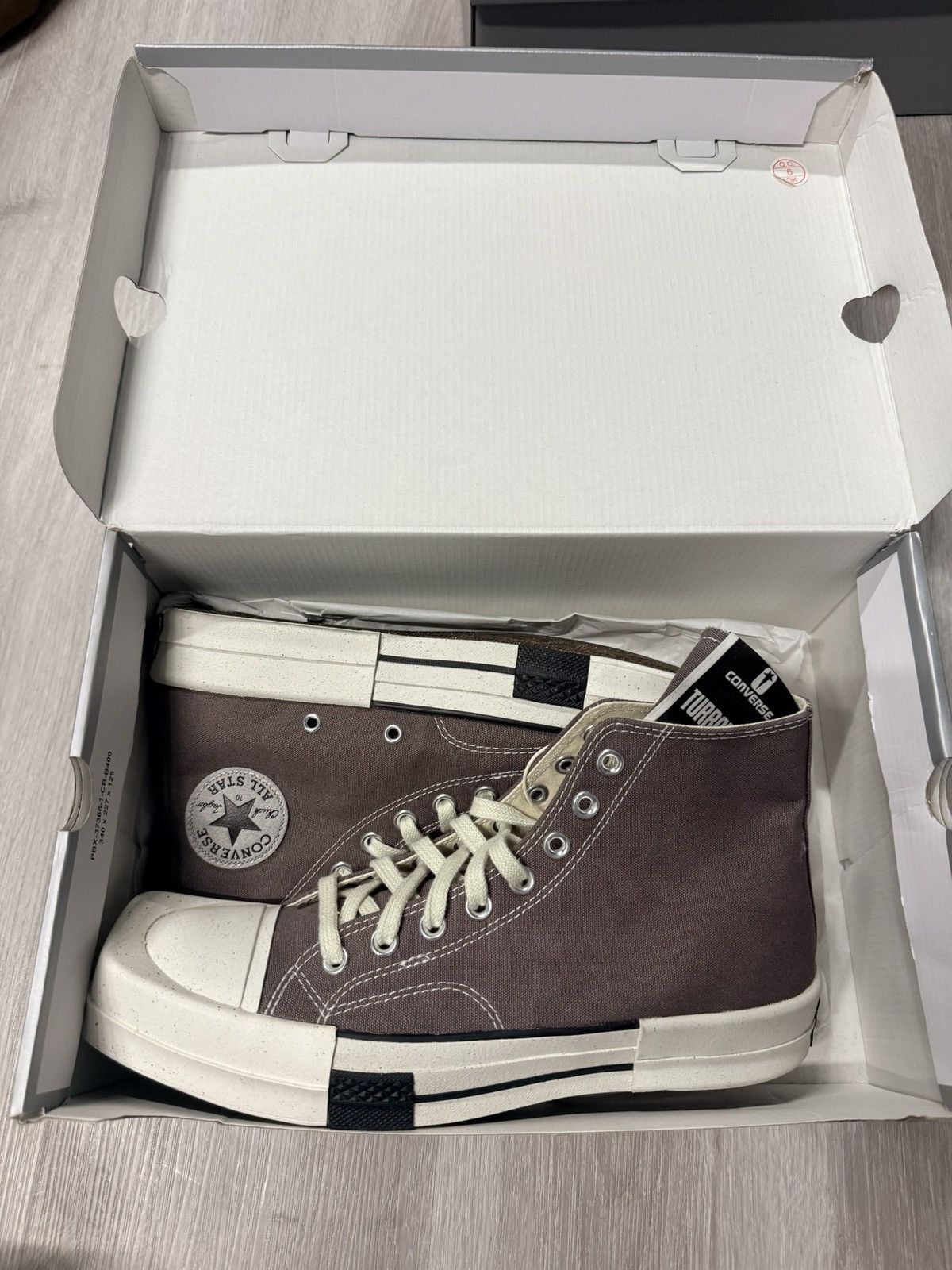 Converse × Rick Owens Drkshdw Rick Owens Converse Sneaker Size US 9 / EU 42 - 1 Thumbnail