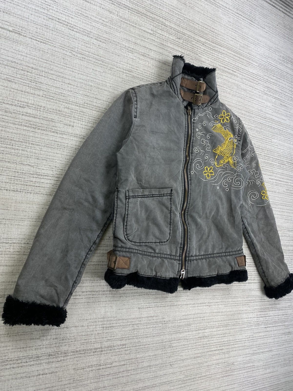 Eternal Vintage Kula By Eternal Sukajan Embroidery Zipper Jacket Size US M / EU 48-50 / 2 - 3 Thumbnail