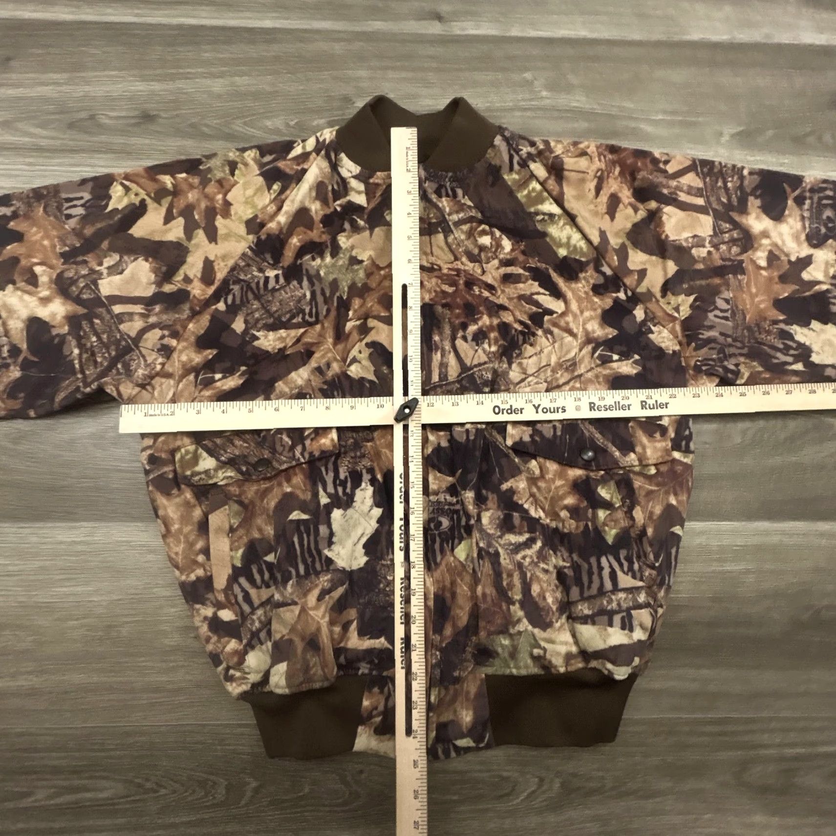 Vintage VINTAGE Galyans Jacket Mens Large Camouflage Camo Hunting Bomber Zip Front 90s Size US L / EU 52-54 / 3 - 6 Thumbnail