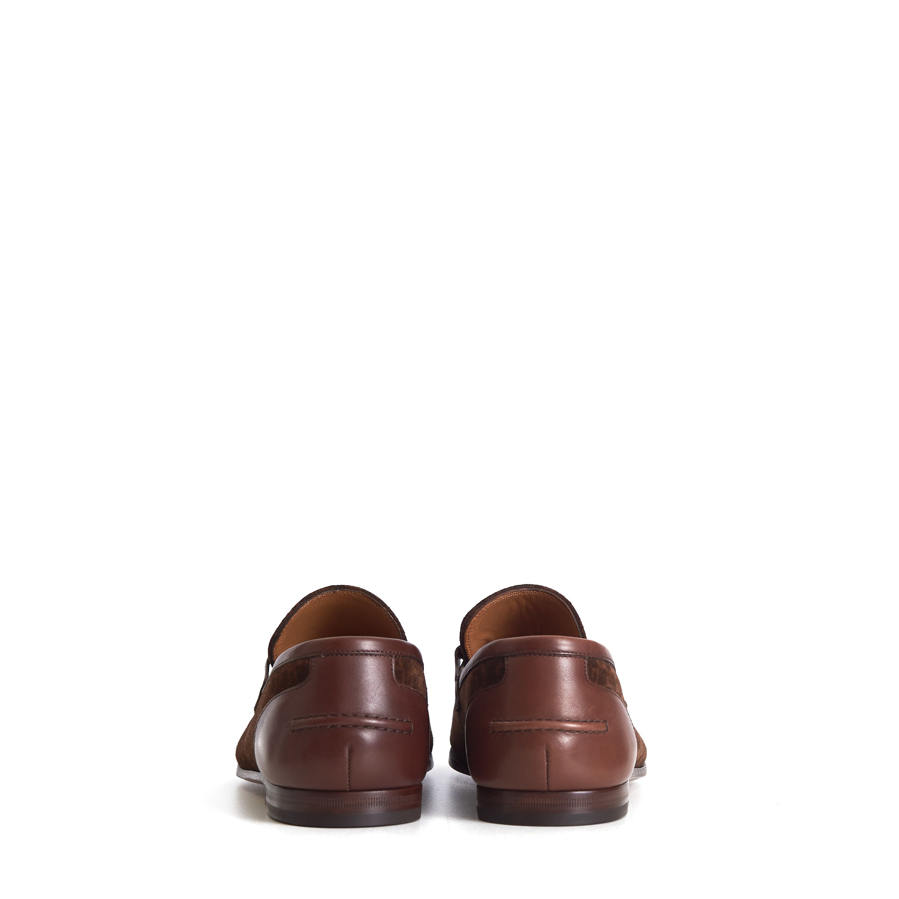 Gucci Men's Dark Brown Suede & Leather Loafers - Horsebit, Size US 8 / EU 41 - 7 Thumbnail