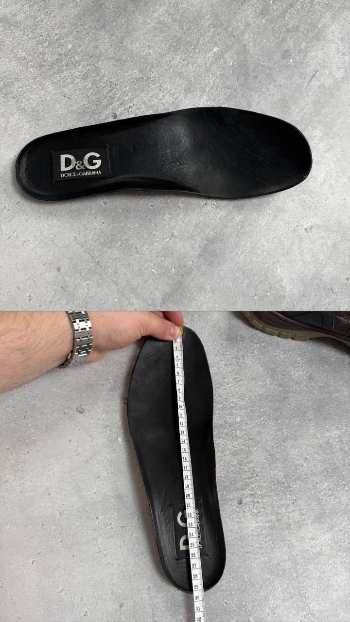 Dolce & Gabbana Dolce & Gabbana DG RTW F/W 2010 Apres Ski Boots Gray/ Brown Size US 10 / EU 43 - 24 Thumbnail