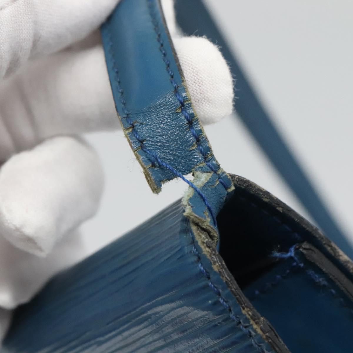 Louis Vuitton LOUIS VUITTON Epi Pochette Arche Shoulder Bag Blue M52575 Size ONE SIZE - 9 Thumbnail