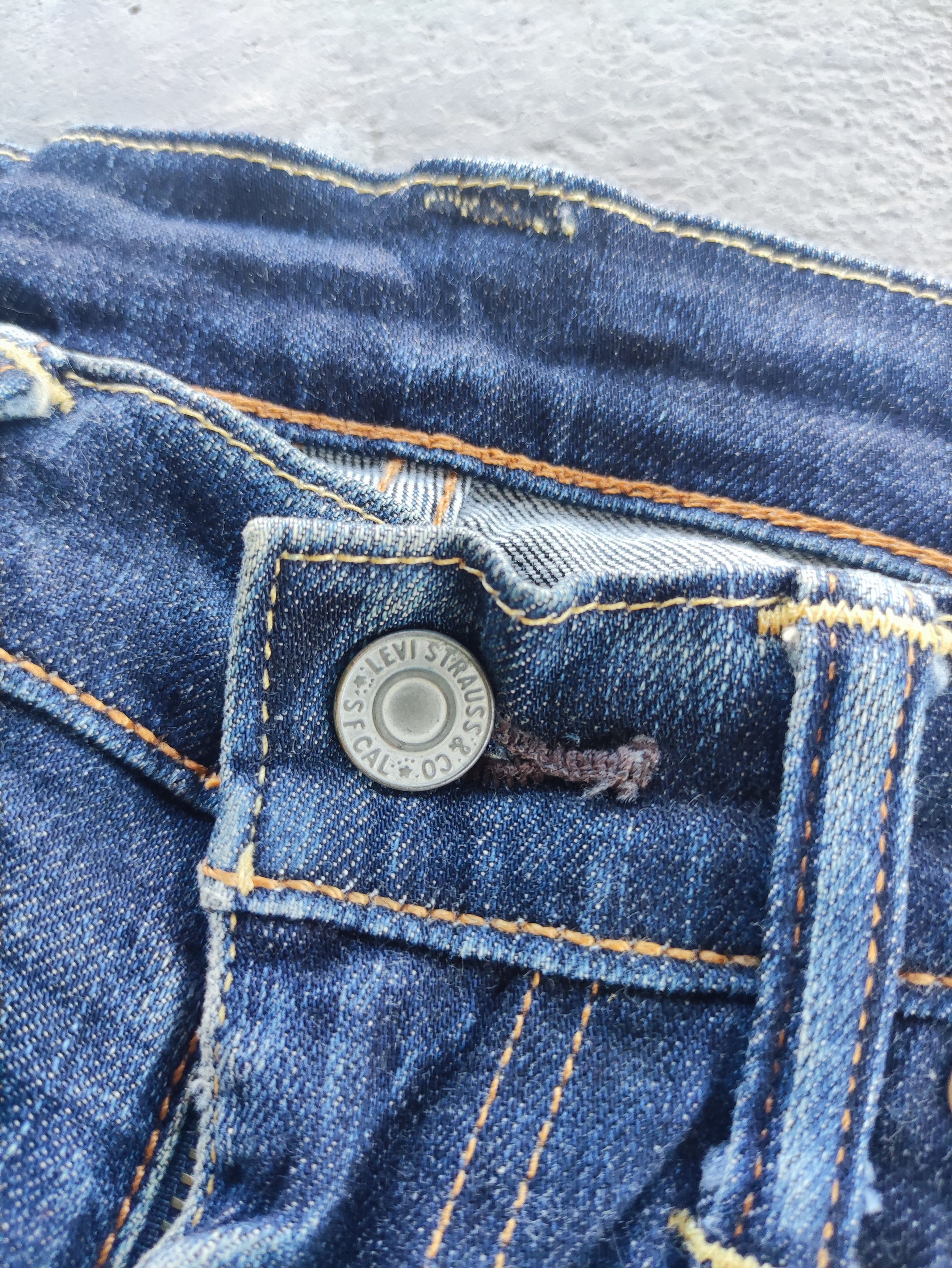 Jean × Levi's Vintage Levi's 551 Distressed Jeans Faded Denim Pants W32 Size US 32 / EU 48 - 5 Thumbnail