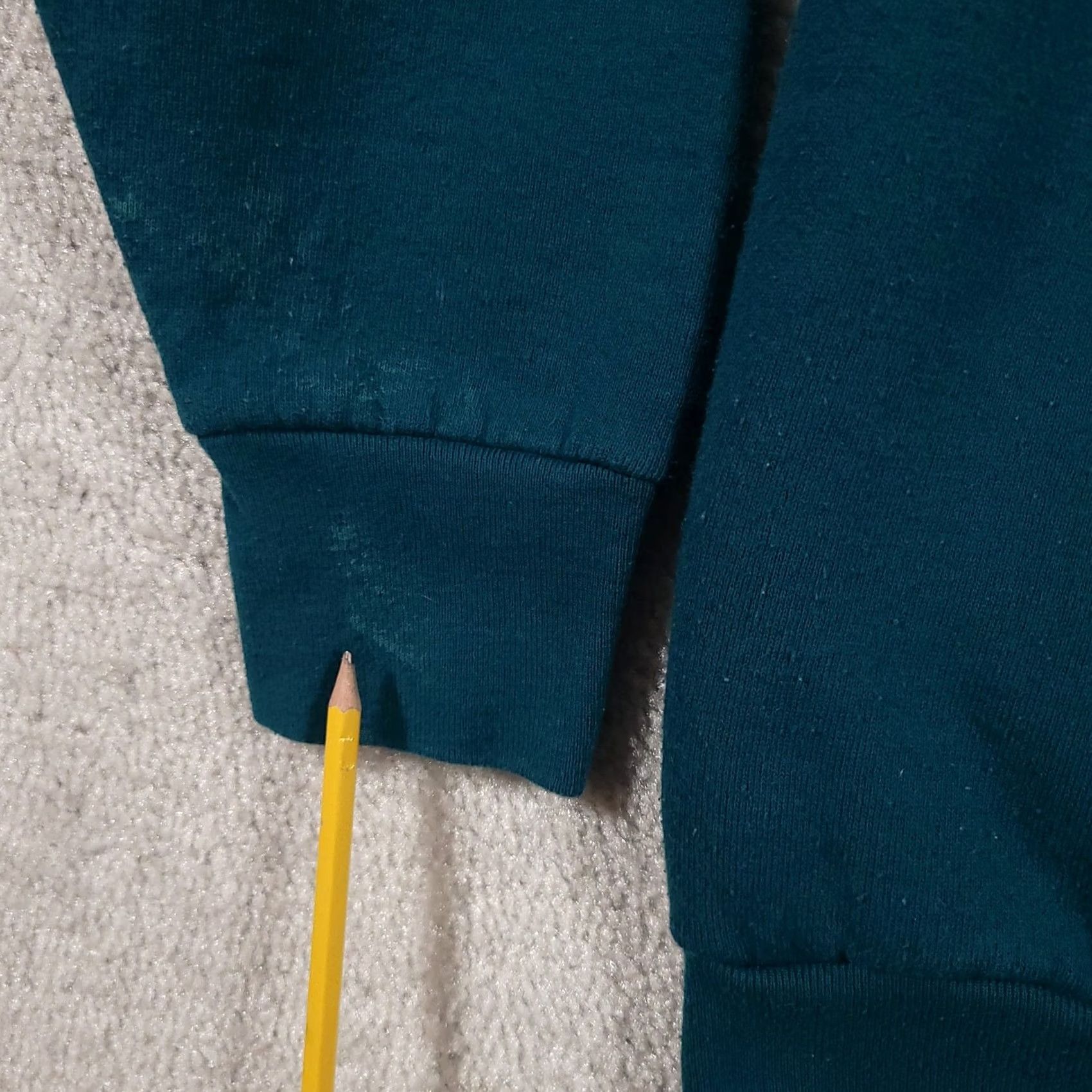 Fruit Of The Loom VINTAGE Fruit of the Loom Sweatshirt Womens Large Crewneck Pullover Made USA 90s Green Crew Neck Raglan Long Sleeve Size L / US 10 / IT 46 - 6 Thumbnail