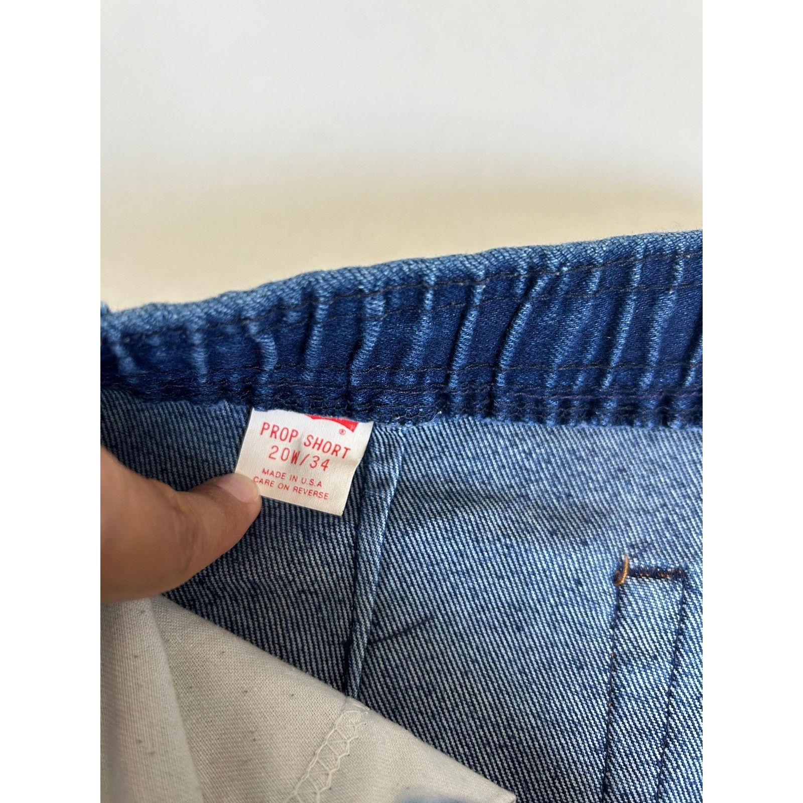 Levi's Levi's Prop Shorts 20W USA Made High Rise Denim 90s Size US 30 / EU 46 - 8 Thumbnail