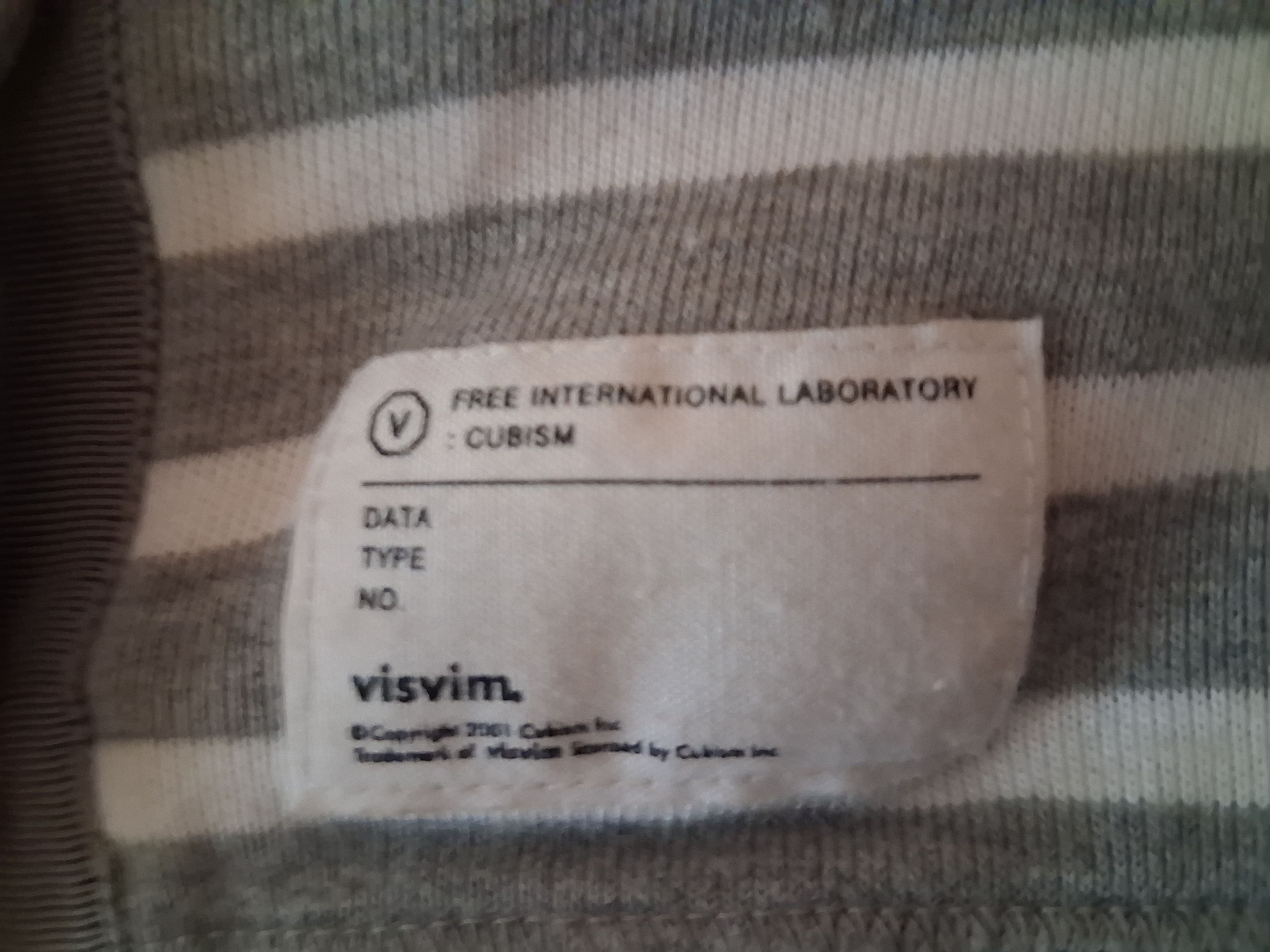 Visvim Visvim Gray and White Striped Hoodie XL Size US XL / EU 56 / 4 - 4 Thumbnail