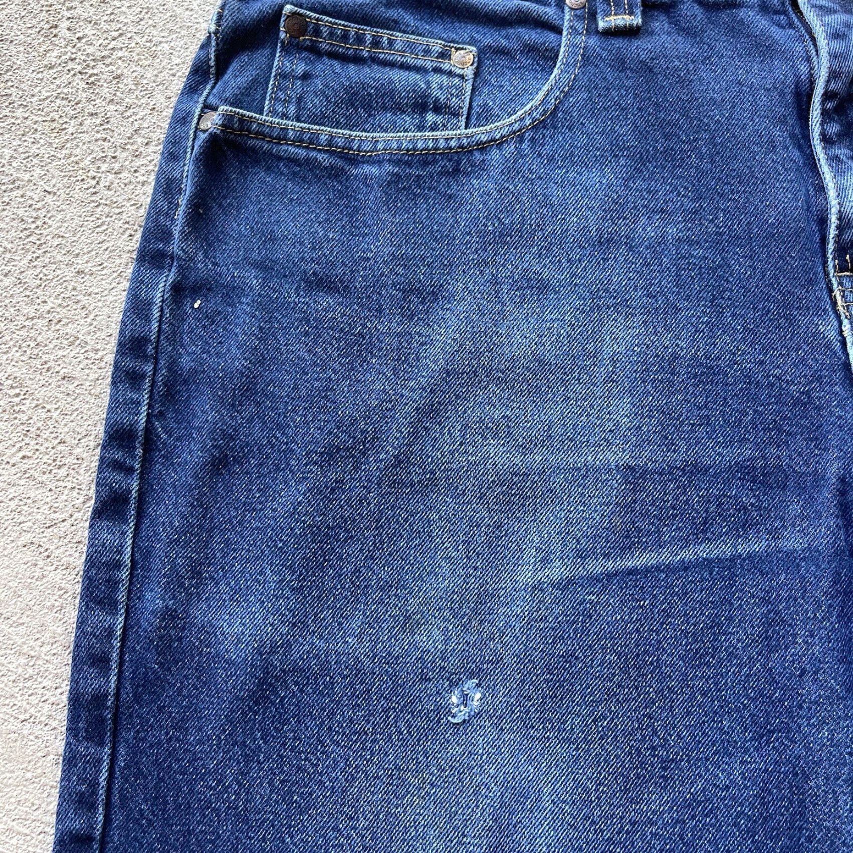 Anchor Blue VINTAGE Anchor Blue Jeans 36x32 Baggy Distressed Denim Pants 90s Grunge Mens Size US 36 / EU 52 - 3 Thumbnail