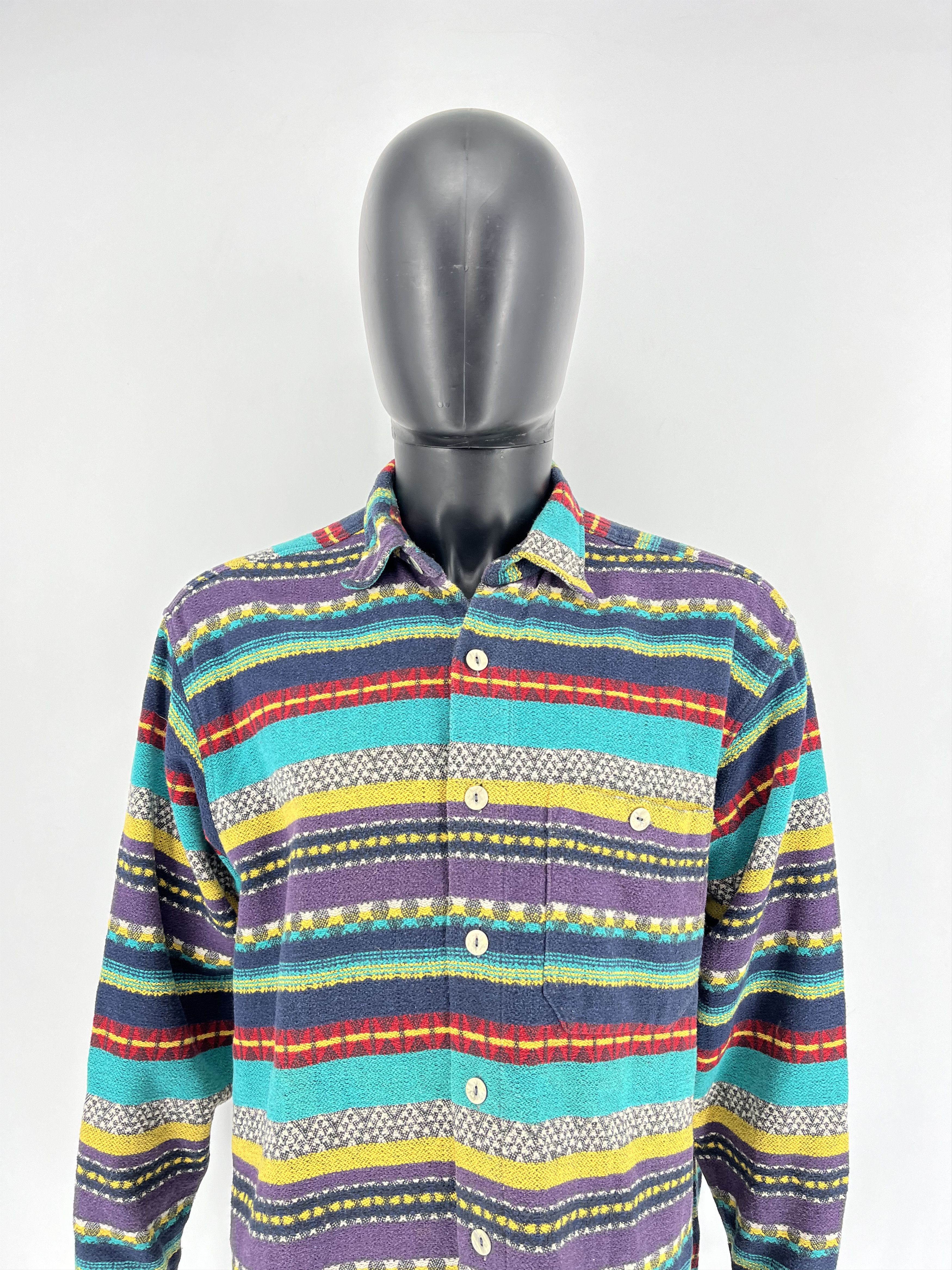 Japanese Brand × Vintage 💥RARE💥Vintage Toc Toc Very Еhick Flannel Coogi Style Size US L / EU 52-54 / 3 - 3 Thumbnail