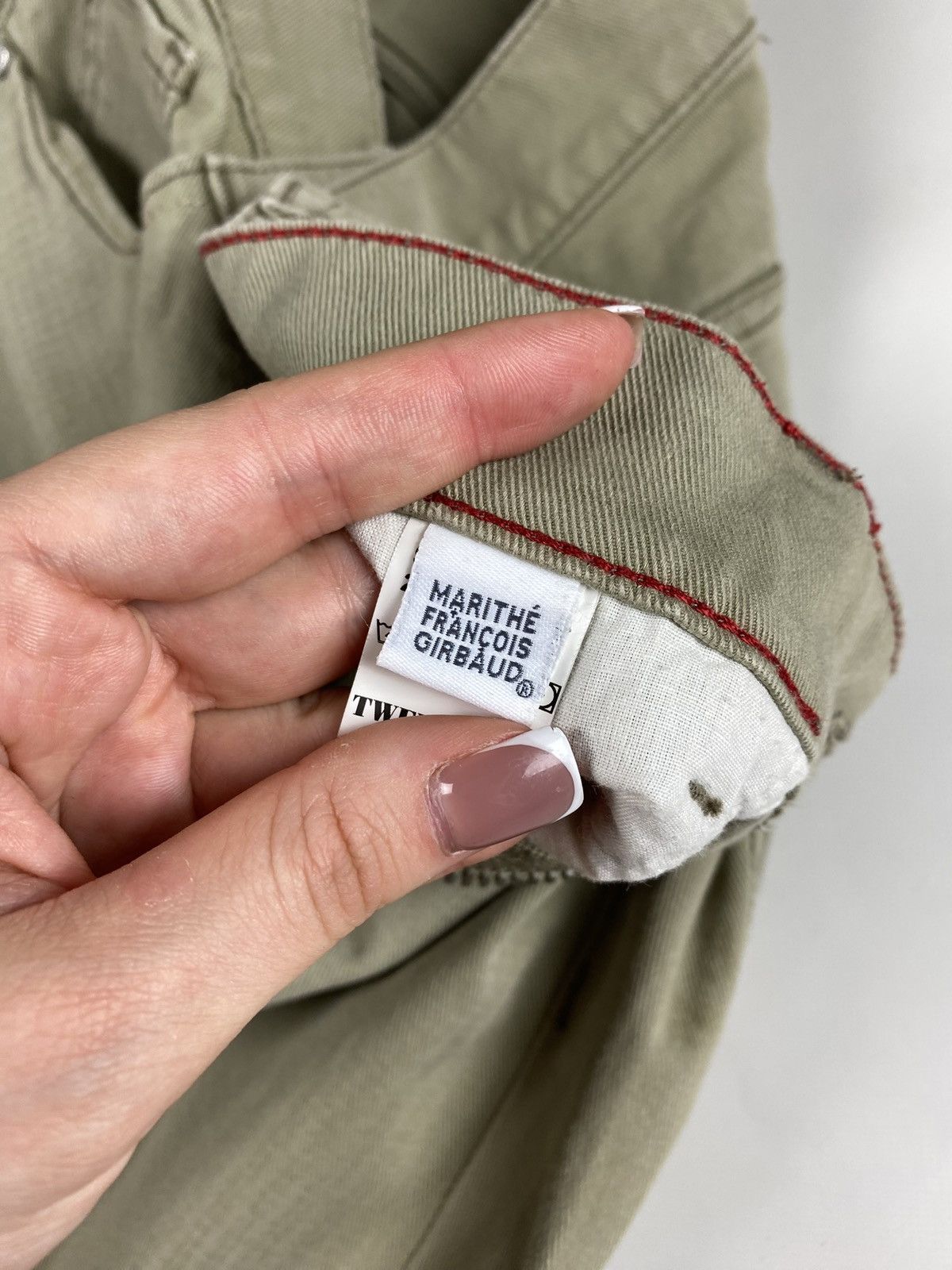 Marithe + Francois Girbaud × Vintage Marithe Francois Girbaud vintage ladies avant-garde jeans Size 30" / US 8 / IT 44 - 14 Thumbnail