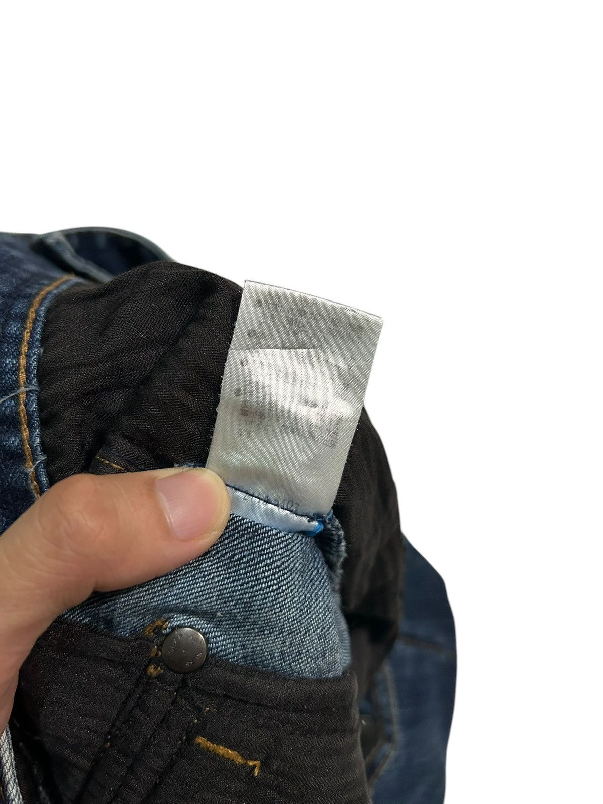 If Six Was Nine × Le Grande Bleu (L.G.B.) × Nicole Club Nicole Club For Men MultiPocket Punk Style Distressed Jeans Size US 32 / EU 48 - 16 Thumbnail