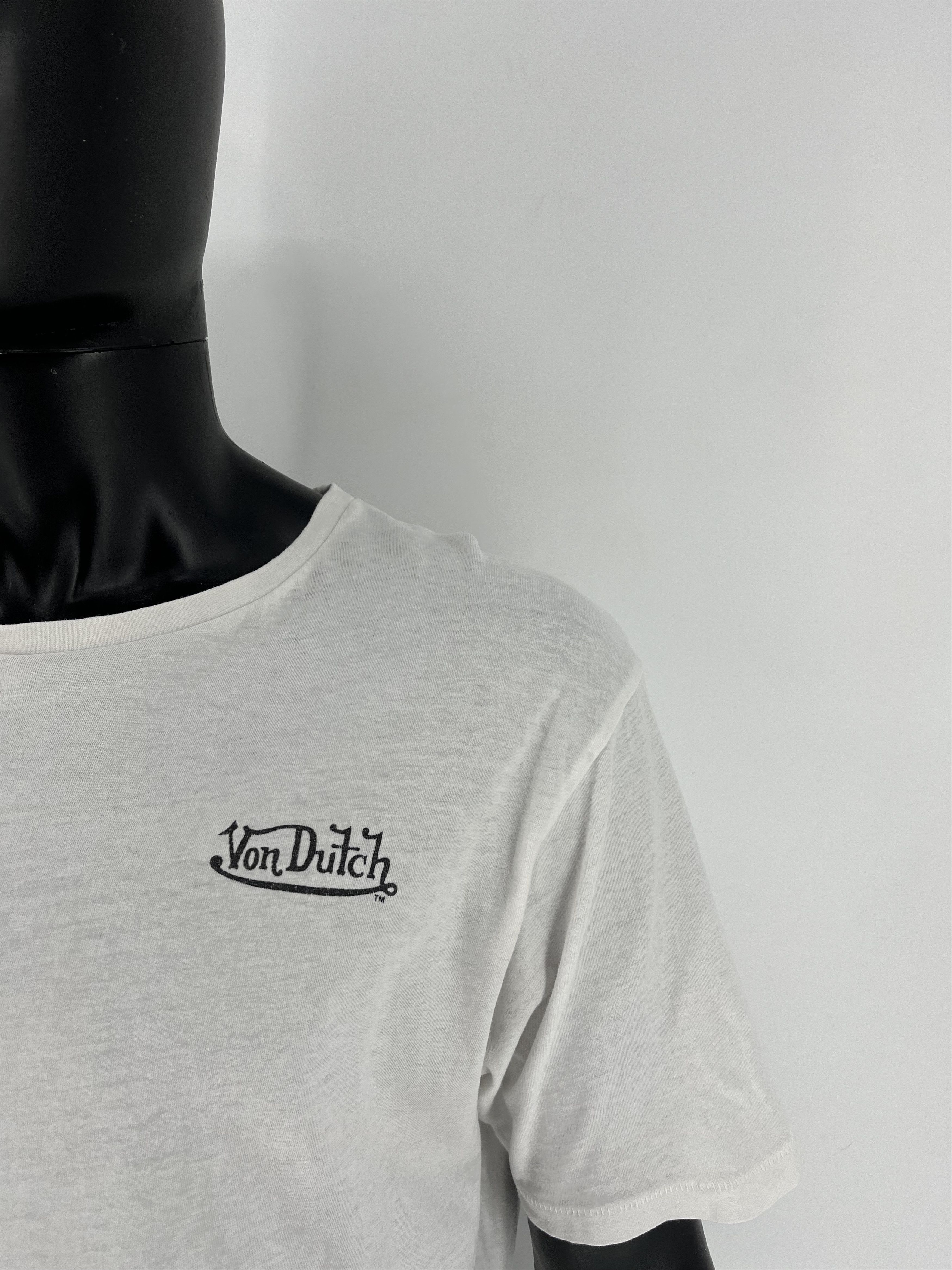 Other Vintage Von Dutch Y2K Mini LOgo White T-Shirt Size US XS / EU 42 / 0 - 5 Thumbnail