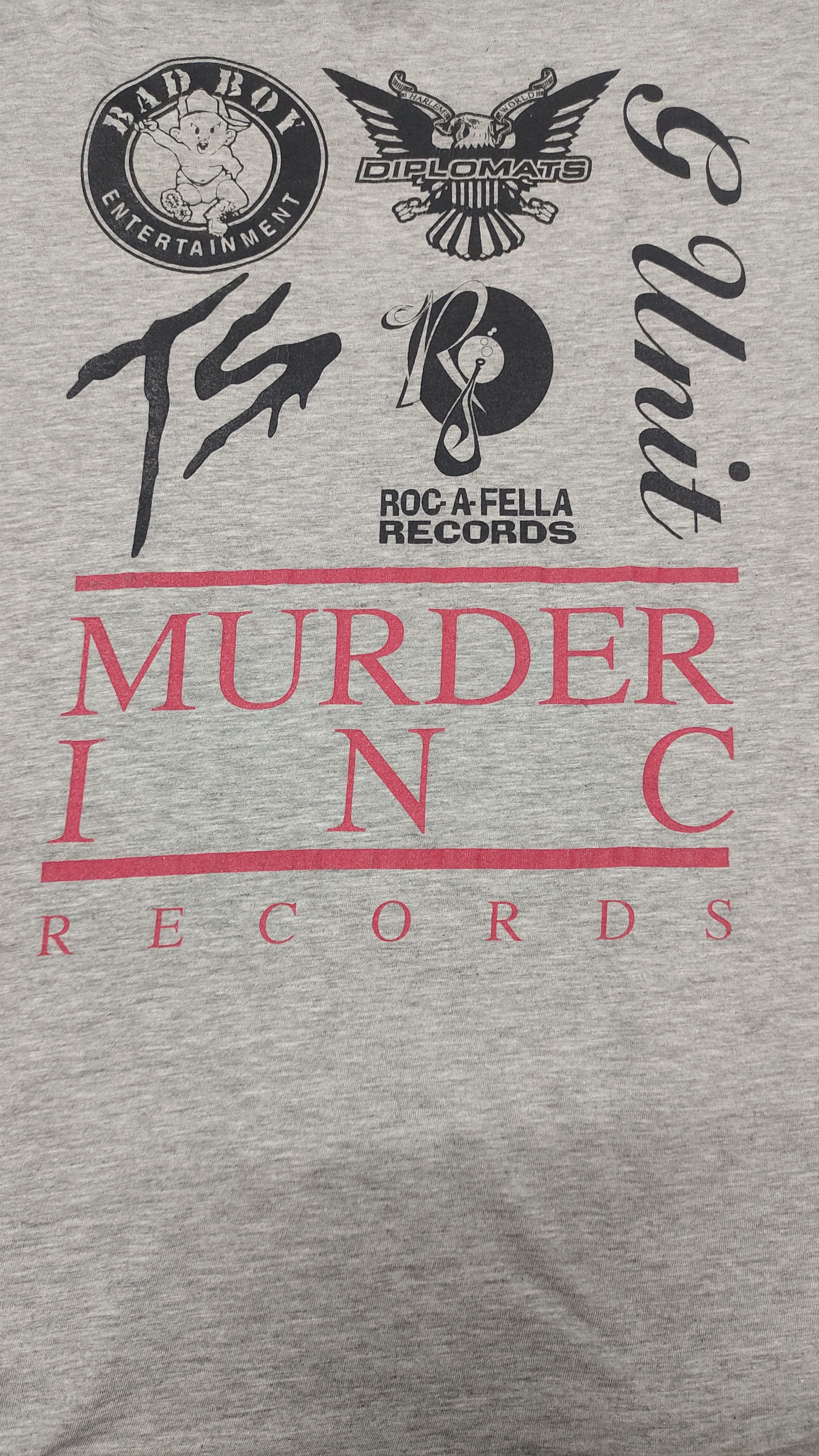 Death Row Records × Rap Tees Rare 🔥 Collaboration rappers tee long sleeve Size US L / EU 52-54 / 3 - 5 Thumbnail