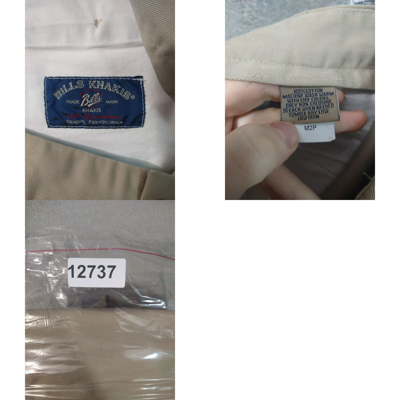 Bills Khakis Bills Khakis Pants Mens 44 x 24 Beige Chino M2P Pleated Twill Cotton Lot of 3 Pants Mens Beige Chino 44 x 24 Vintage? No Size US 44 / EU 60 - 8 Thumbnail