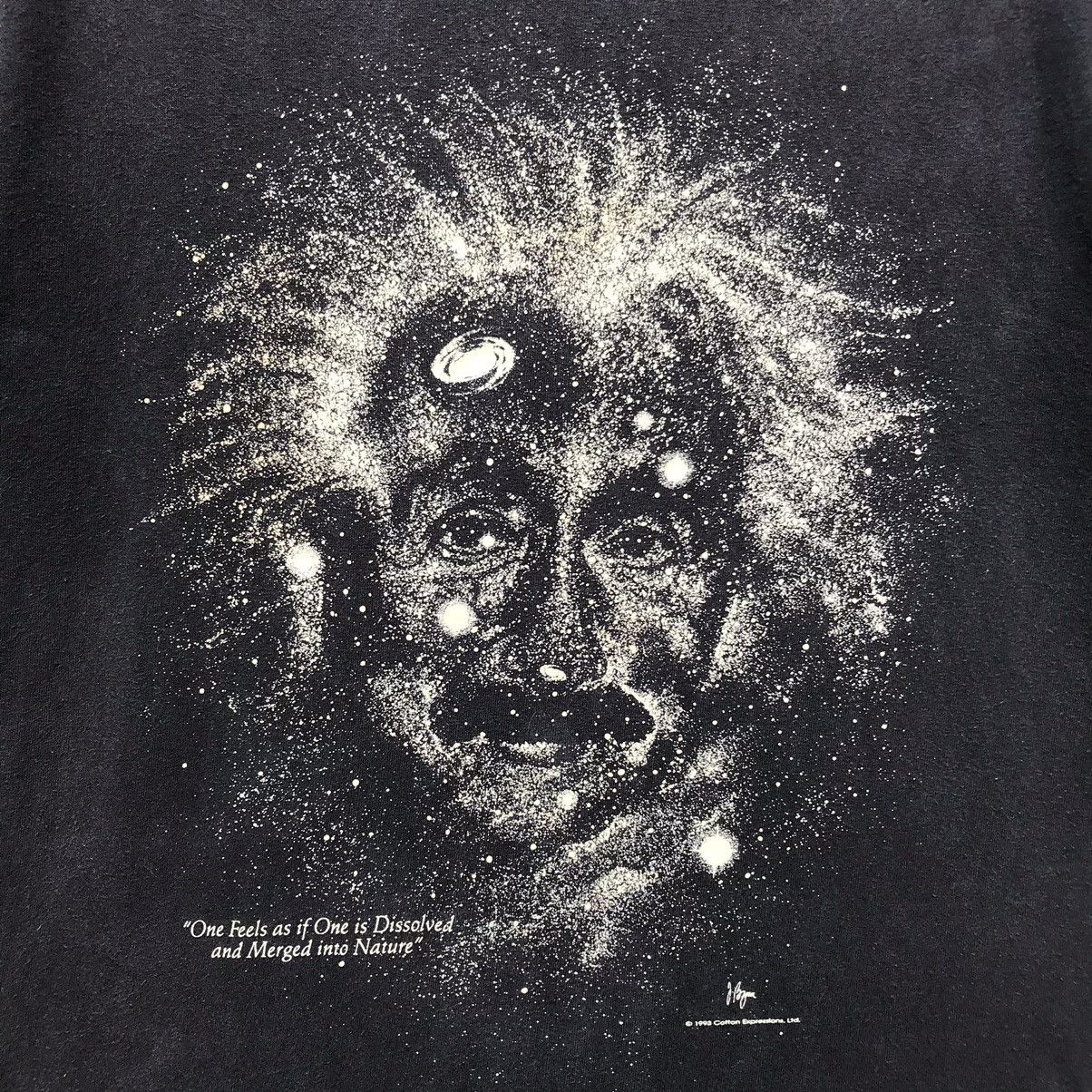 Vintage Vintage 90s Albert Einstein Glow In The Dark Tee Sun Faded Size US M / EU 48-50 / 2 - 15 Thumbnail