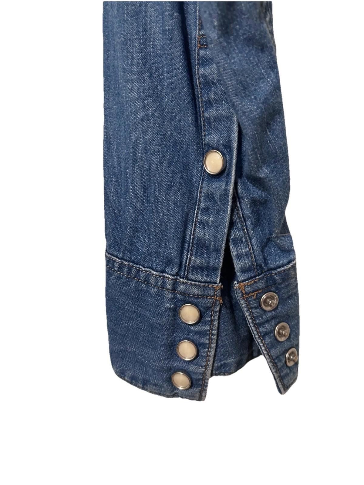 Journal Standard Journal Standard Men Denim Shirt Pearl Snap Long Sleeve M Size US M / EU 48-50 / 2 - 3 Thumbnail