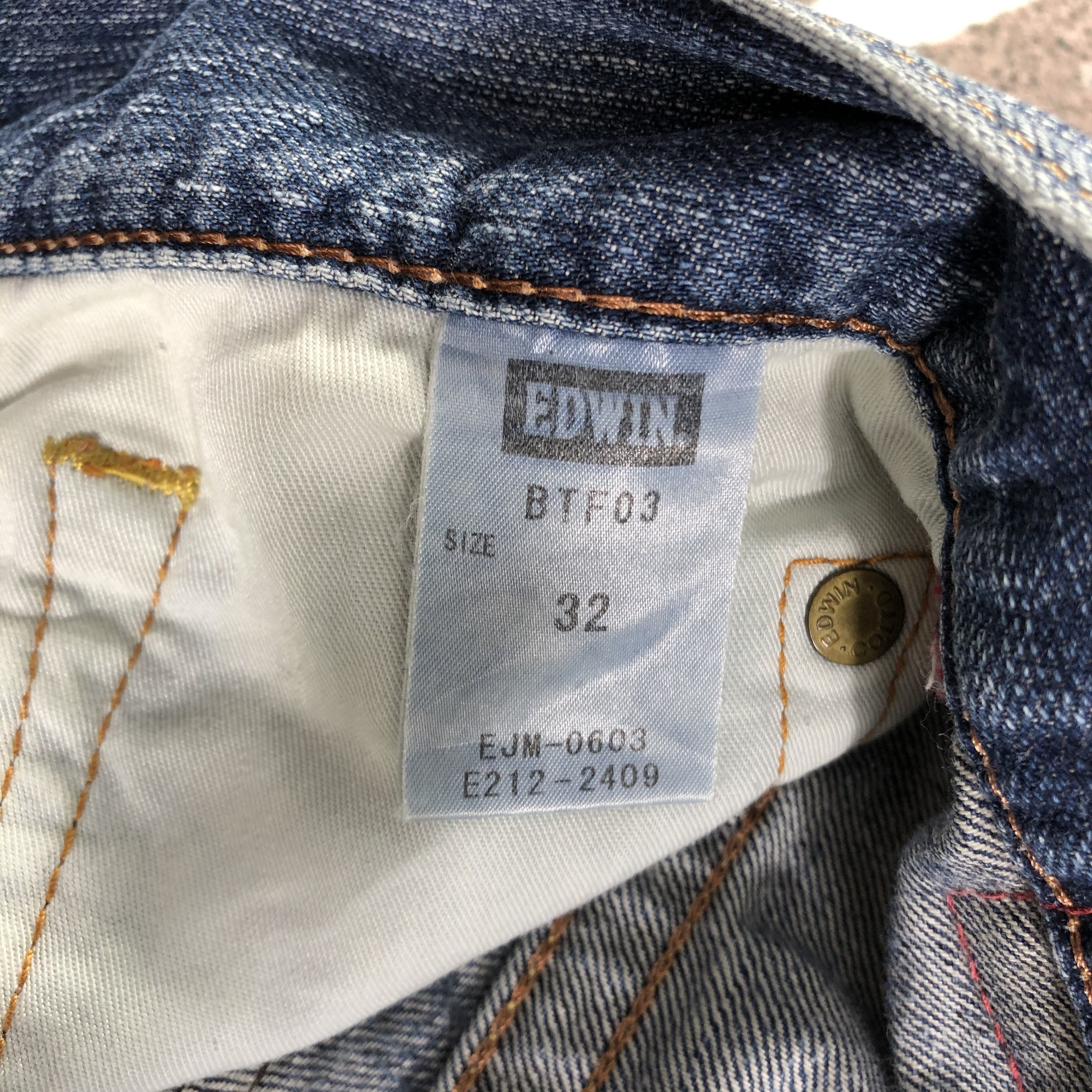 Edwin Vintage Edwin Blue Trip Jeans Faded Blue Denim KJ2353 Size US 32 / EU 48 - 10 Thumbnail