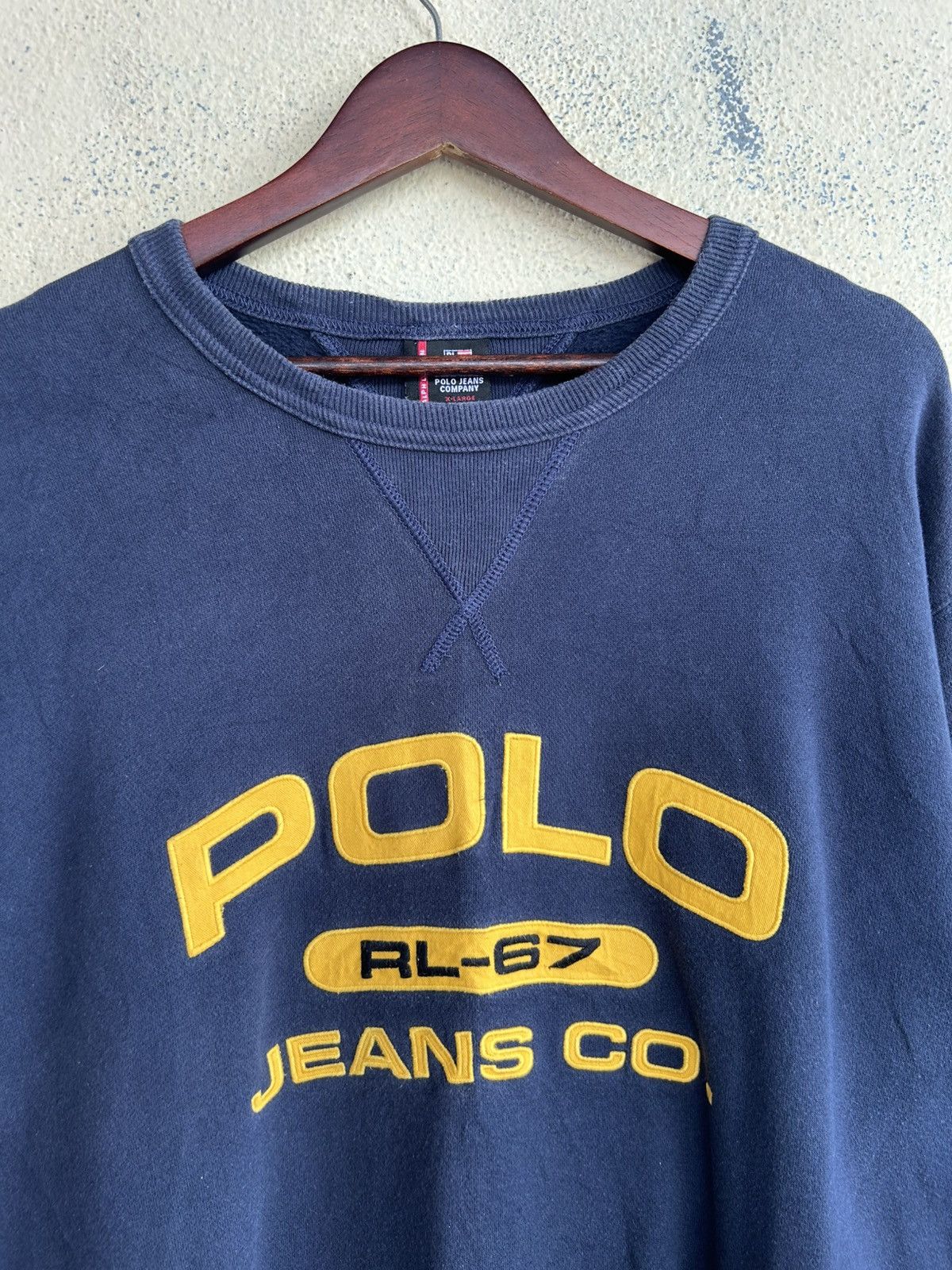 Polo Ralph Lauren Vintage Polo Jeans Co Sweatshirt Size US XL / EU 56 / 4 - 3 Thumbnail