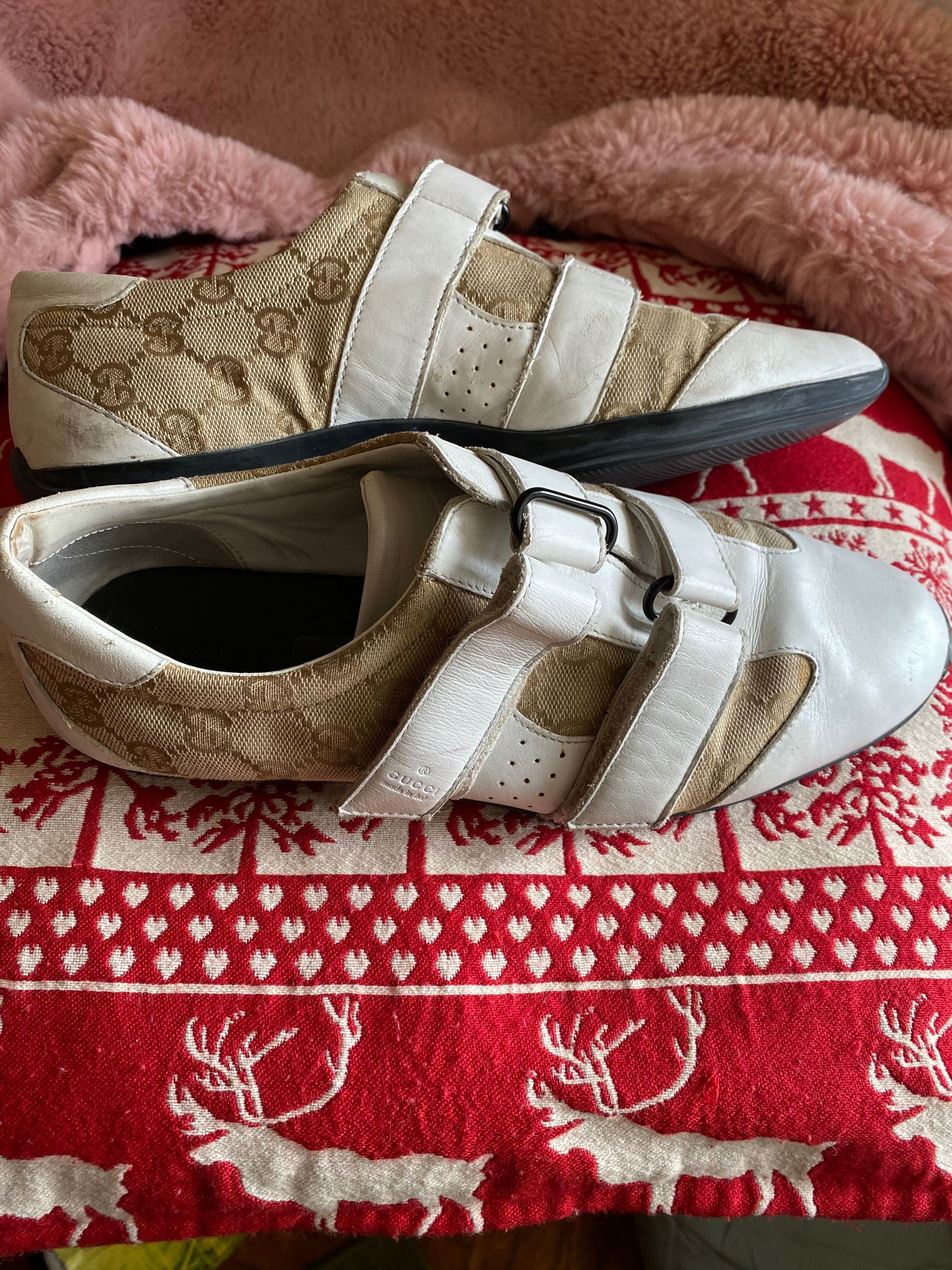 Gucci Gucci Vintage Canvas Leather Casual Shoes Size US 6 / EU 39 - 2 Thumbnail