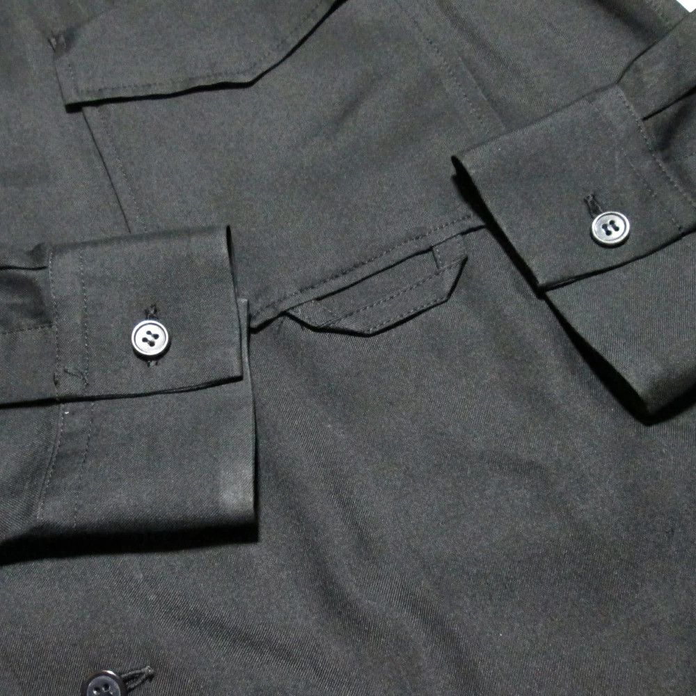 Yohji Yamamoto Yohji Yamamoto POUER HOMME archive cleric wide silk shirt Size US M / EU 48-50 / 2 - 4 Thumbnail