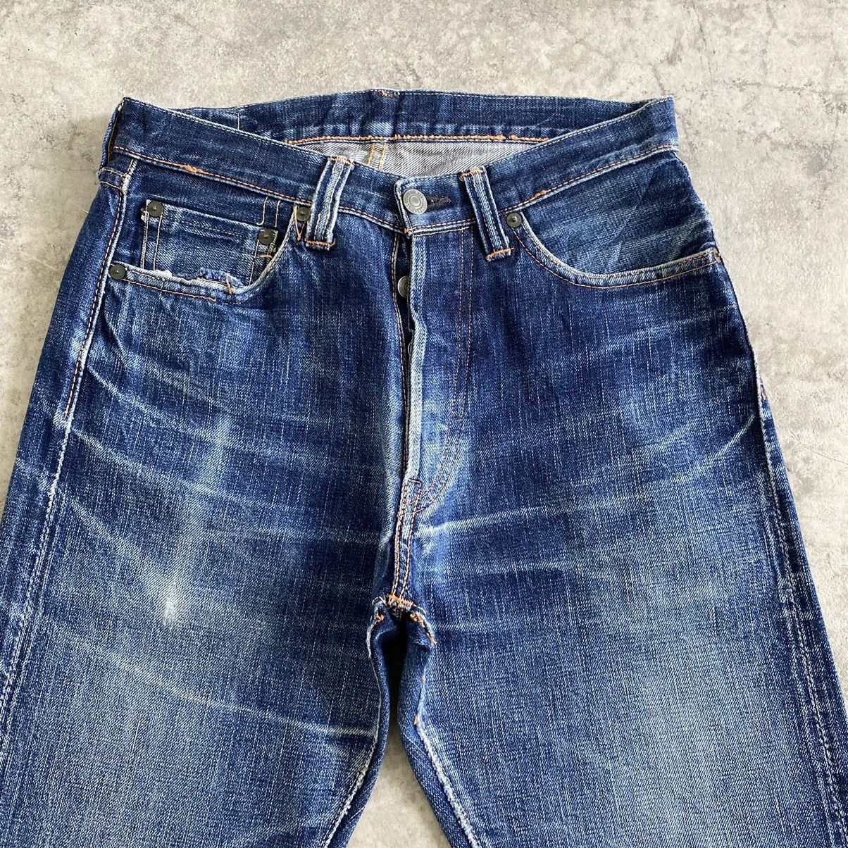 Full Count & Co. Vintage Full Count Japan Faded Blue Selvedge Denim Jeans Size US 28 / EU 44 - 7 Thumbnail