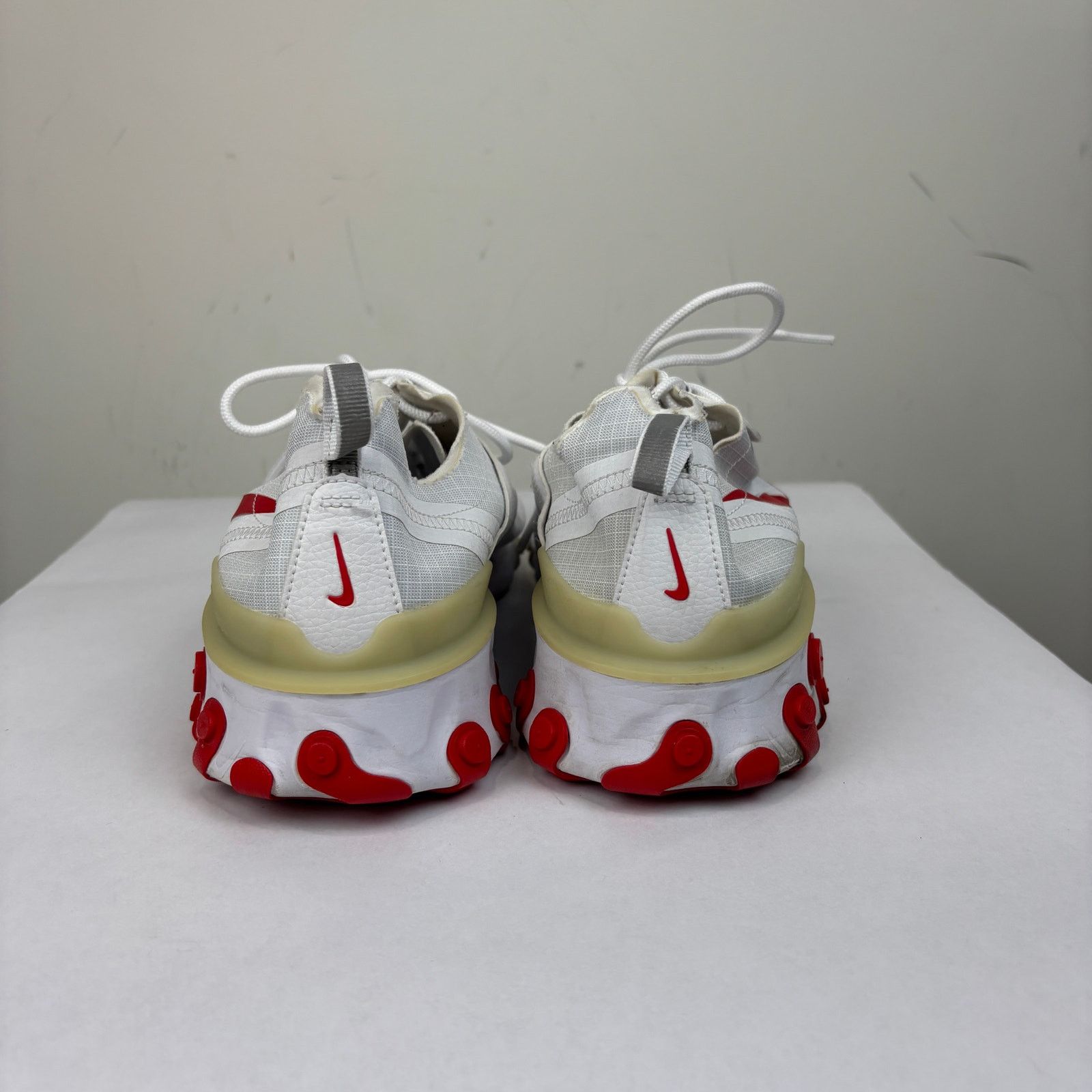 Nike Nike React Element 55 White Red Sneakers Shoes Men's 13 Run Size US 13 / EU 46 - 5 Thumbnail