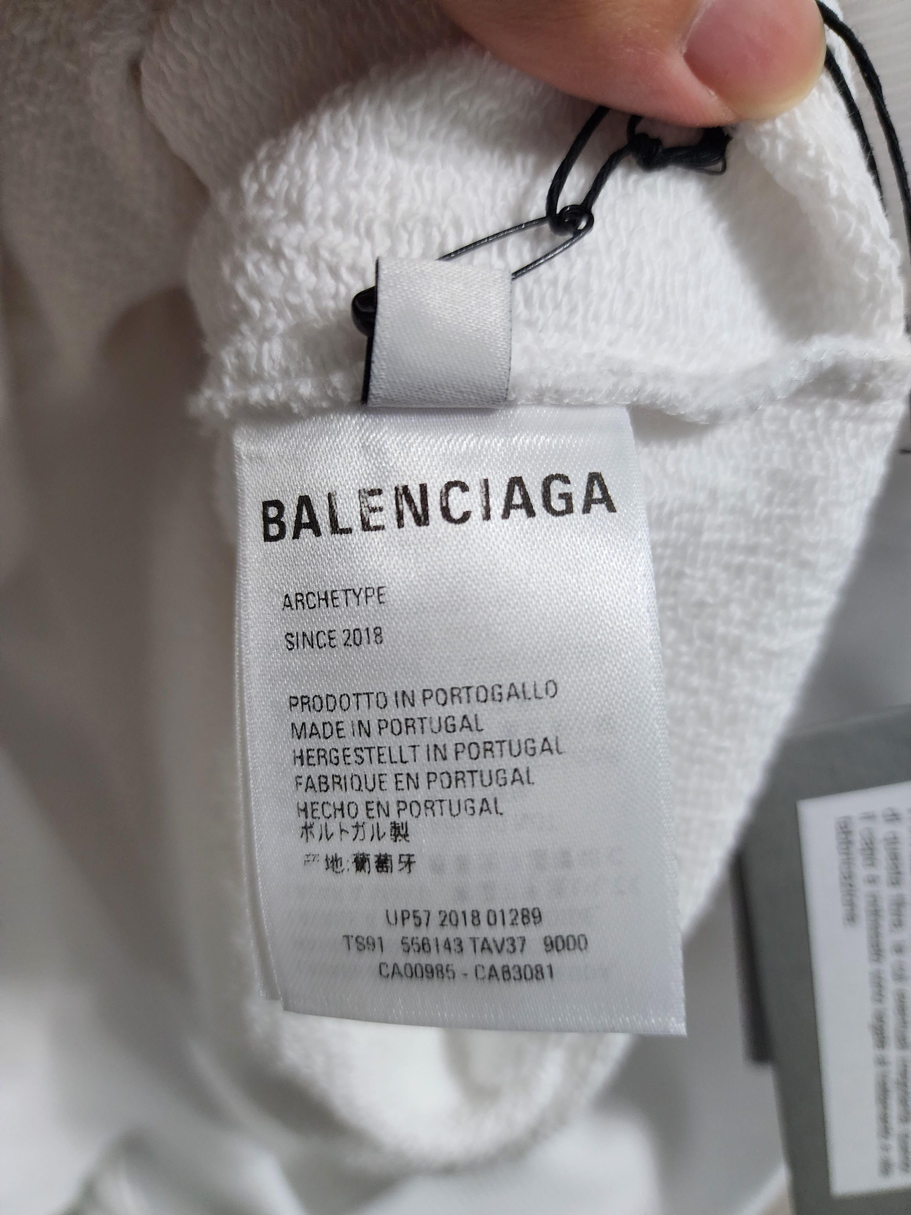 Balenciaga Back Logo Hoodie Size US S / EU 44-46 / 1 - 12 Thumbnail