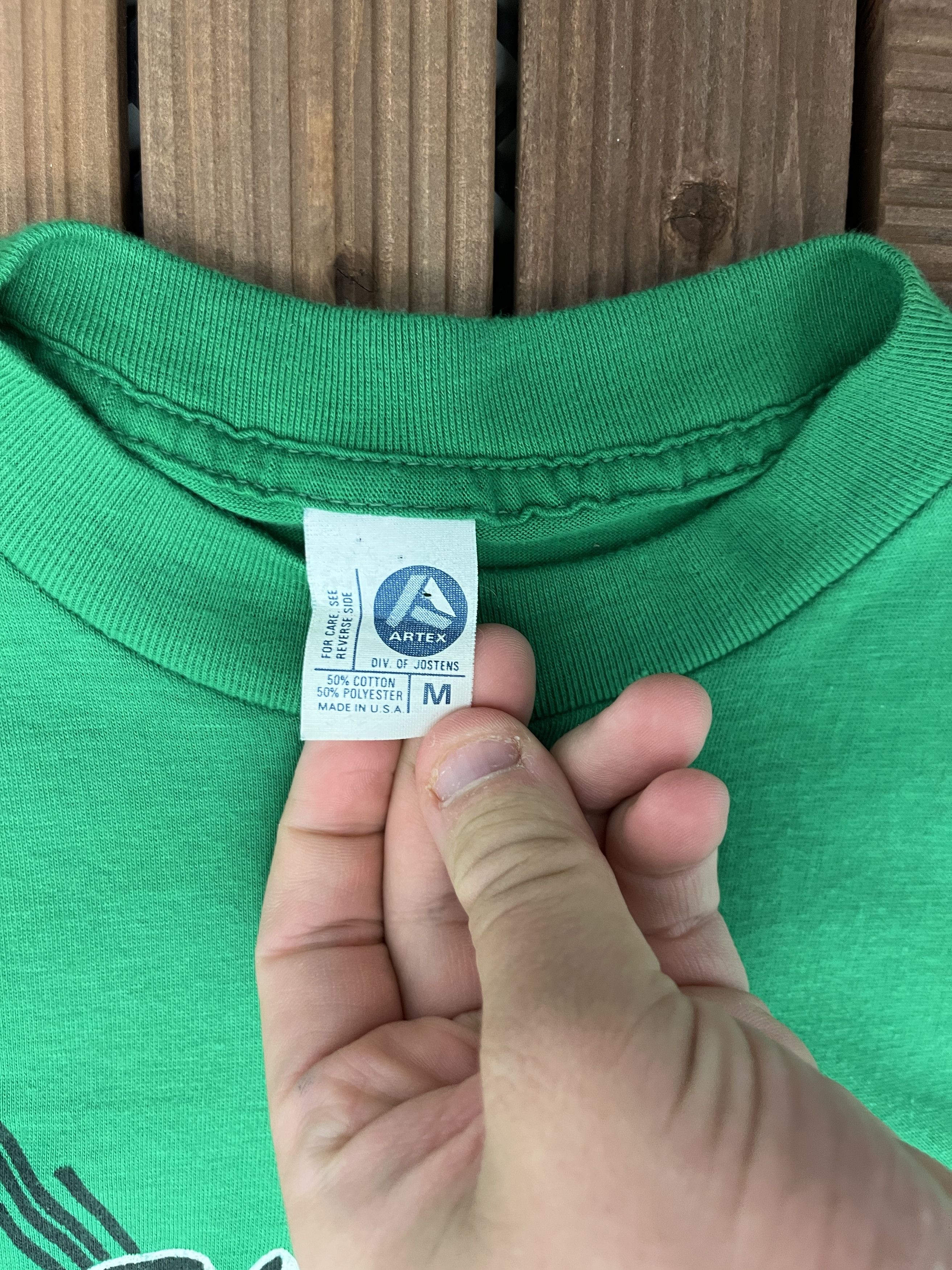 Vintage Slippery Rock University Vintage Green T-Shirt Tee Size US M / EU 48-50 / 2 - 5 Thumbnail