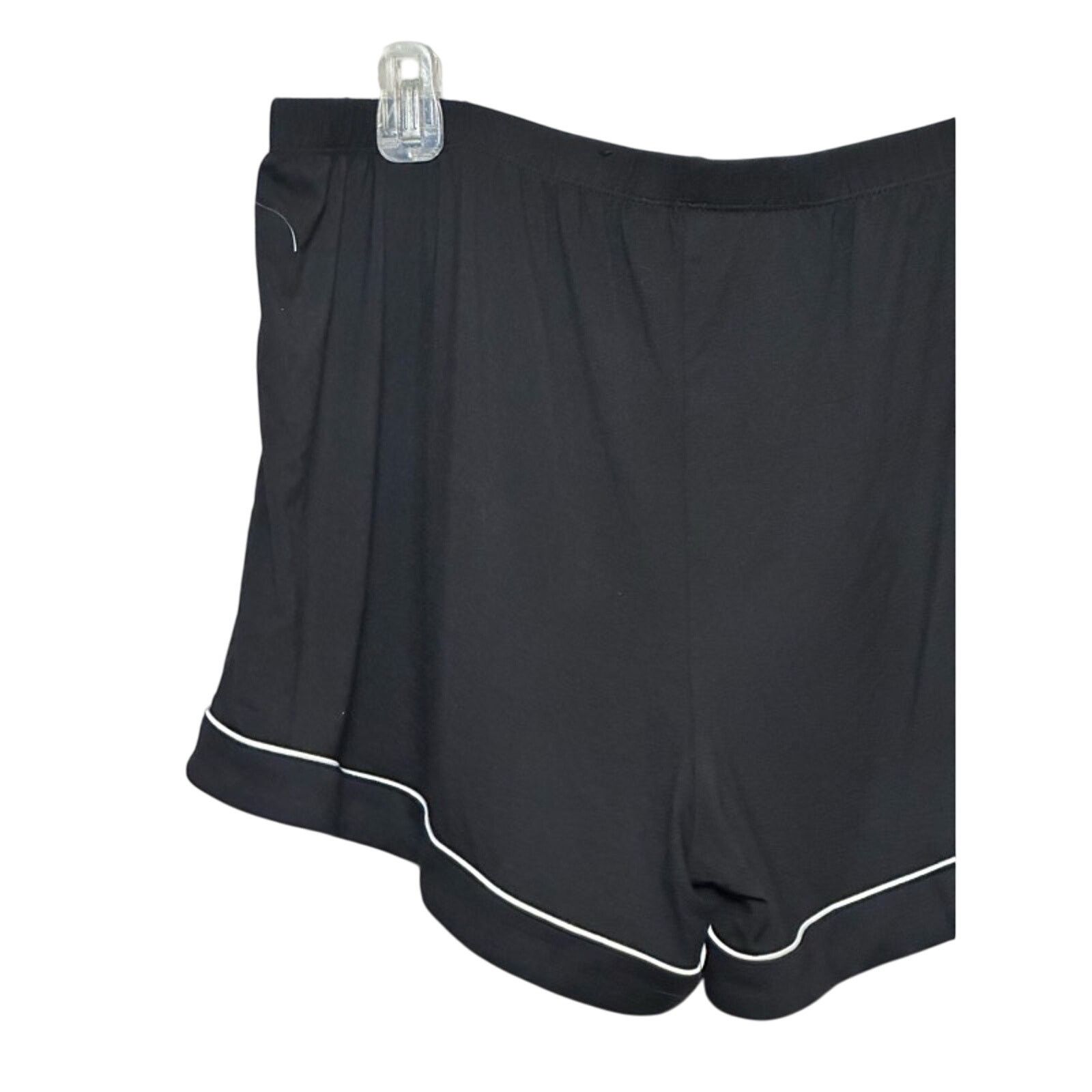 Nordstrom Nordstrom Lounge Shorts Pull-On Black Women's US L NWOT Size 34" / US 12 / IT 48 - 7 Thumbnail