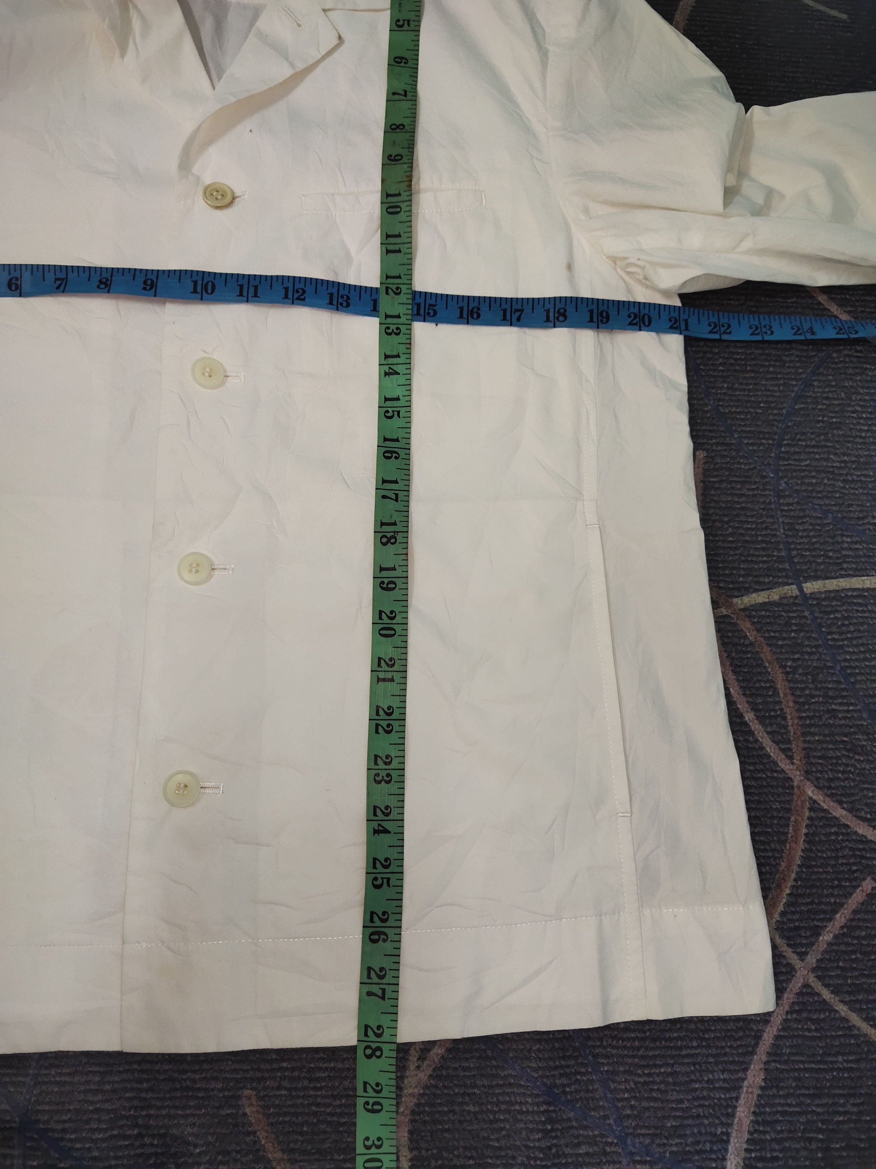 Issey Miyake × Vintage Vintage Issey Miyake White Jacket Size S / US 4 / IT 40 - 7 Thumbnail