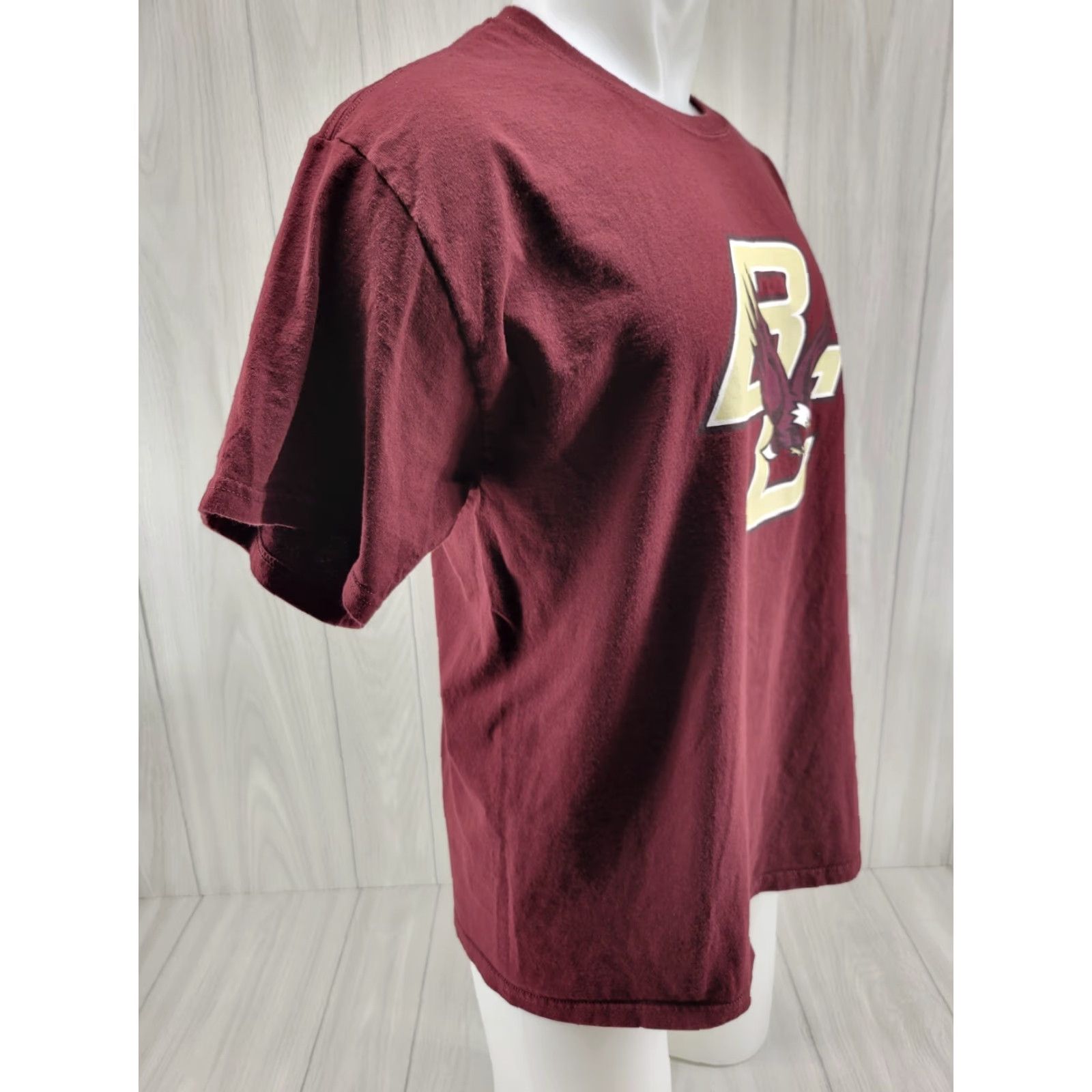 Champion Champion Boston College Eagles T Shirt Men L Burgundy Red Graphic Print College Short Sleeve Size US L / EU 52-54 / 3 - 5 Thumbnail