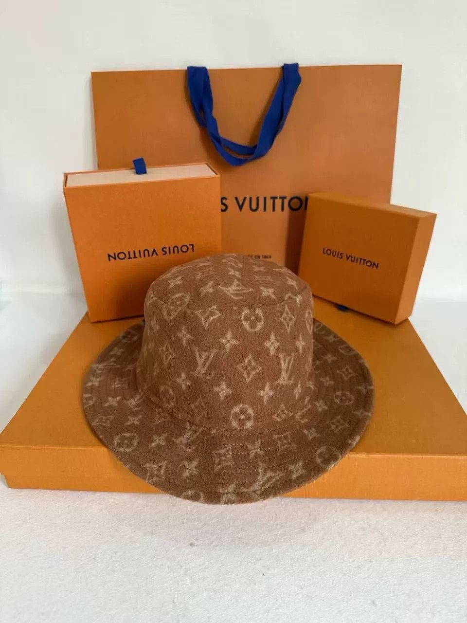 Louis Vuitton LV Monogram Brown Bucket Hat Size ONE SIZE - 1 Thumbnail