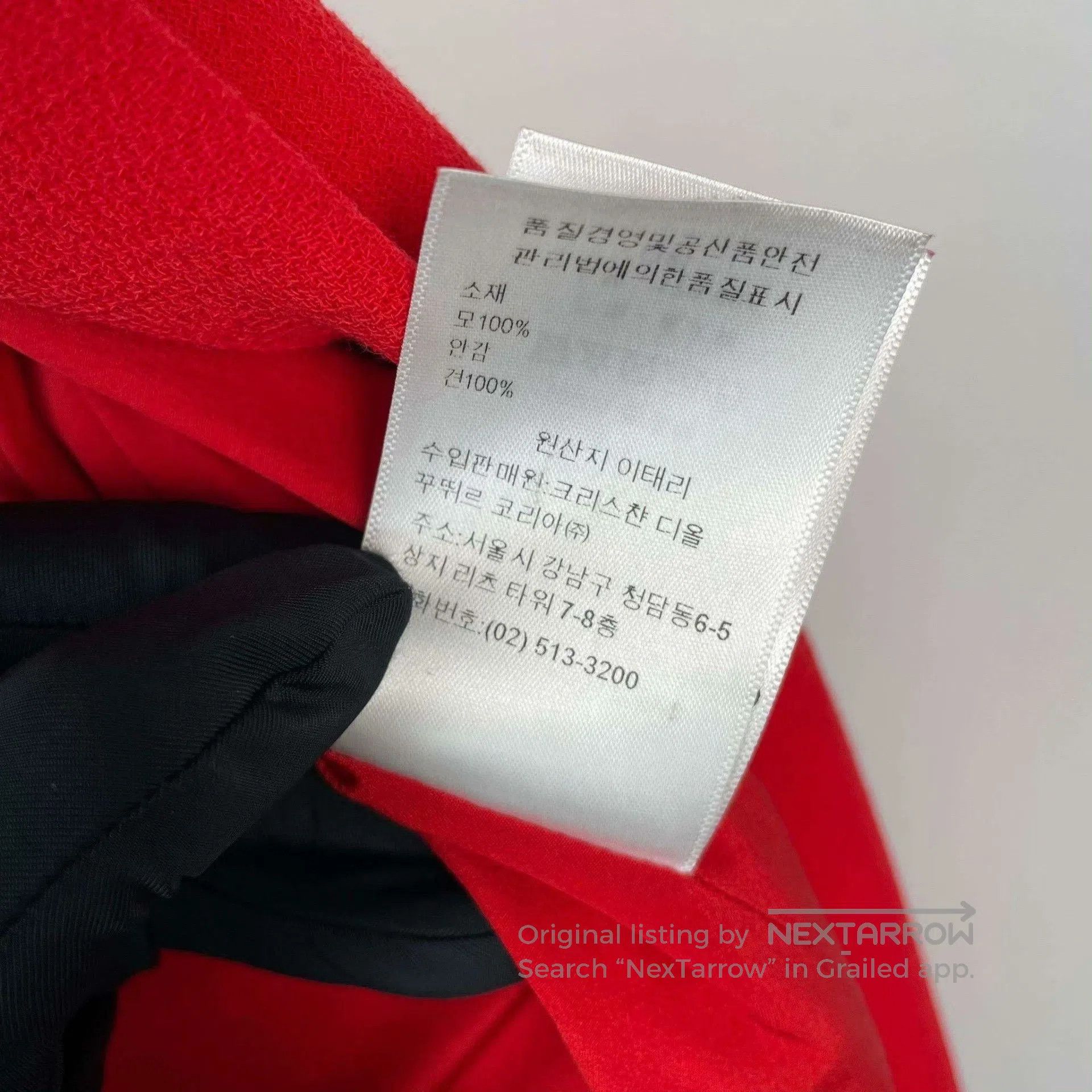 Dior Dior Red Wool Sleeveless Coat. Size S / US 4 / IT 40 - 4 Thumbnail