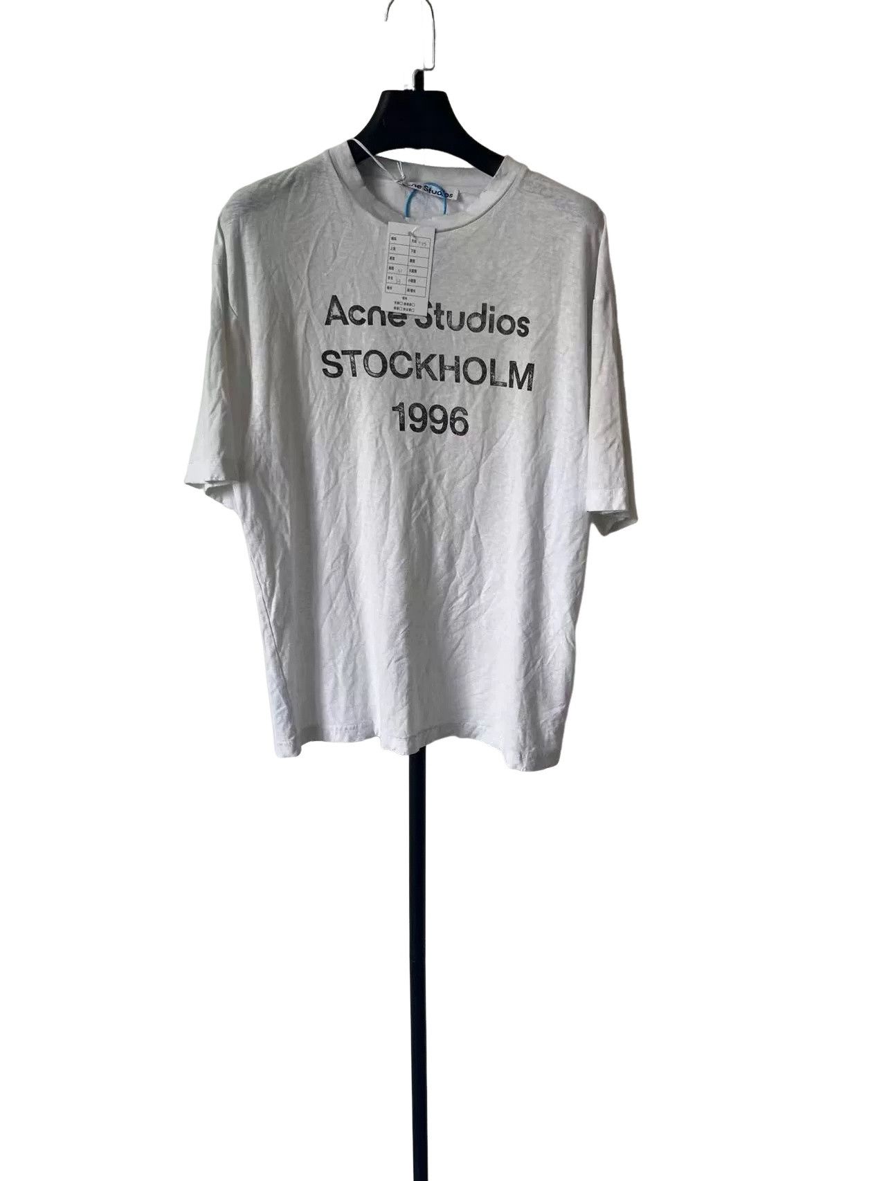 Acne Studios Acne Studios 1996 Logo T-Shirt US XXS Size US XXS / EU 40 - 1 Thumbnail