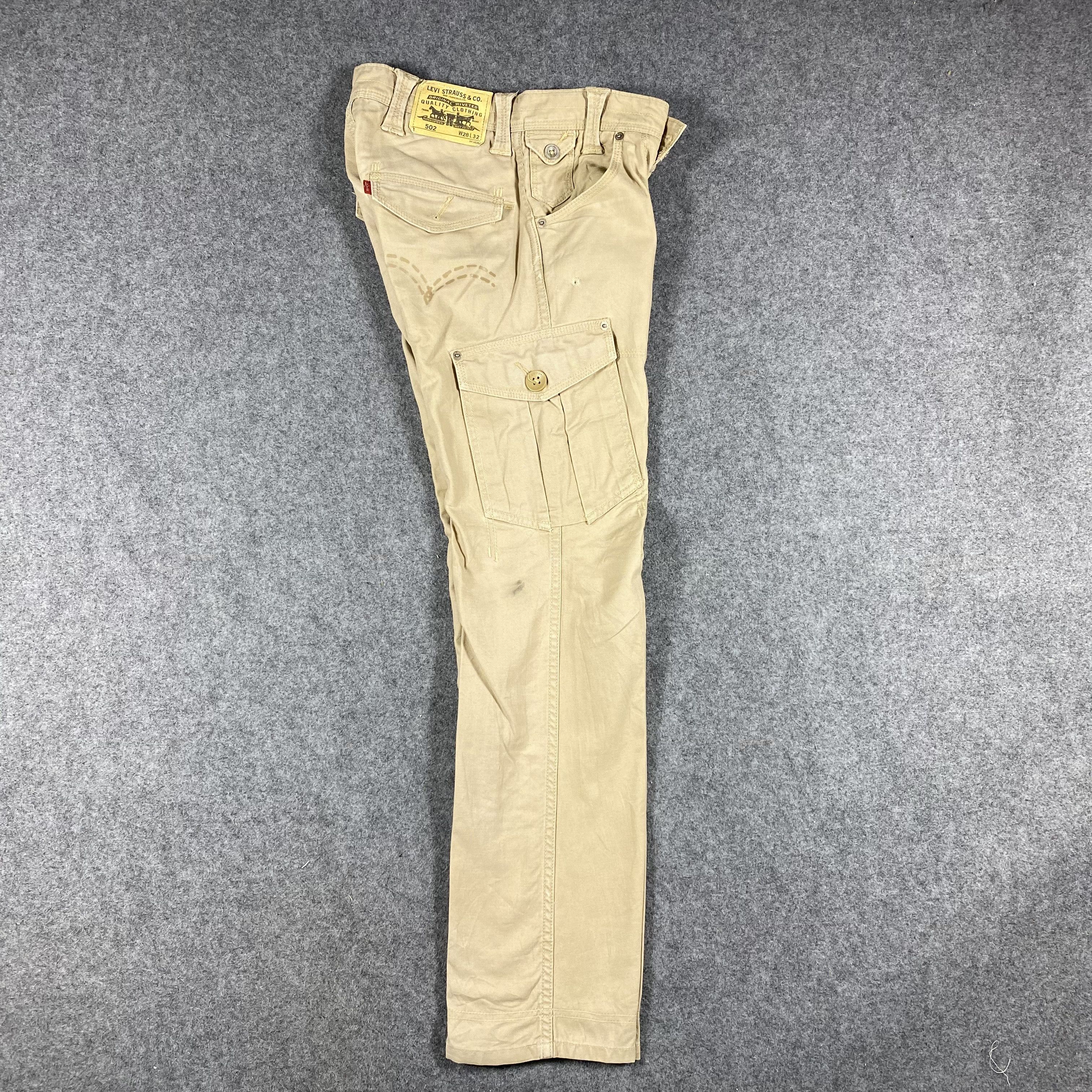 Levi's Levis 502 Multipocket Cargo Pants Tactical Size US 29 - 14 Thumbnail