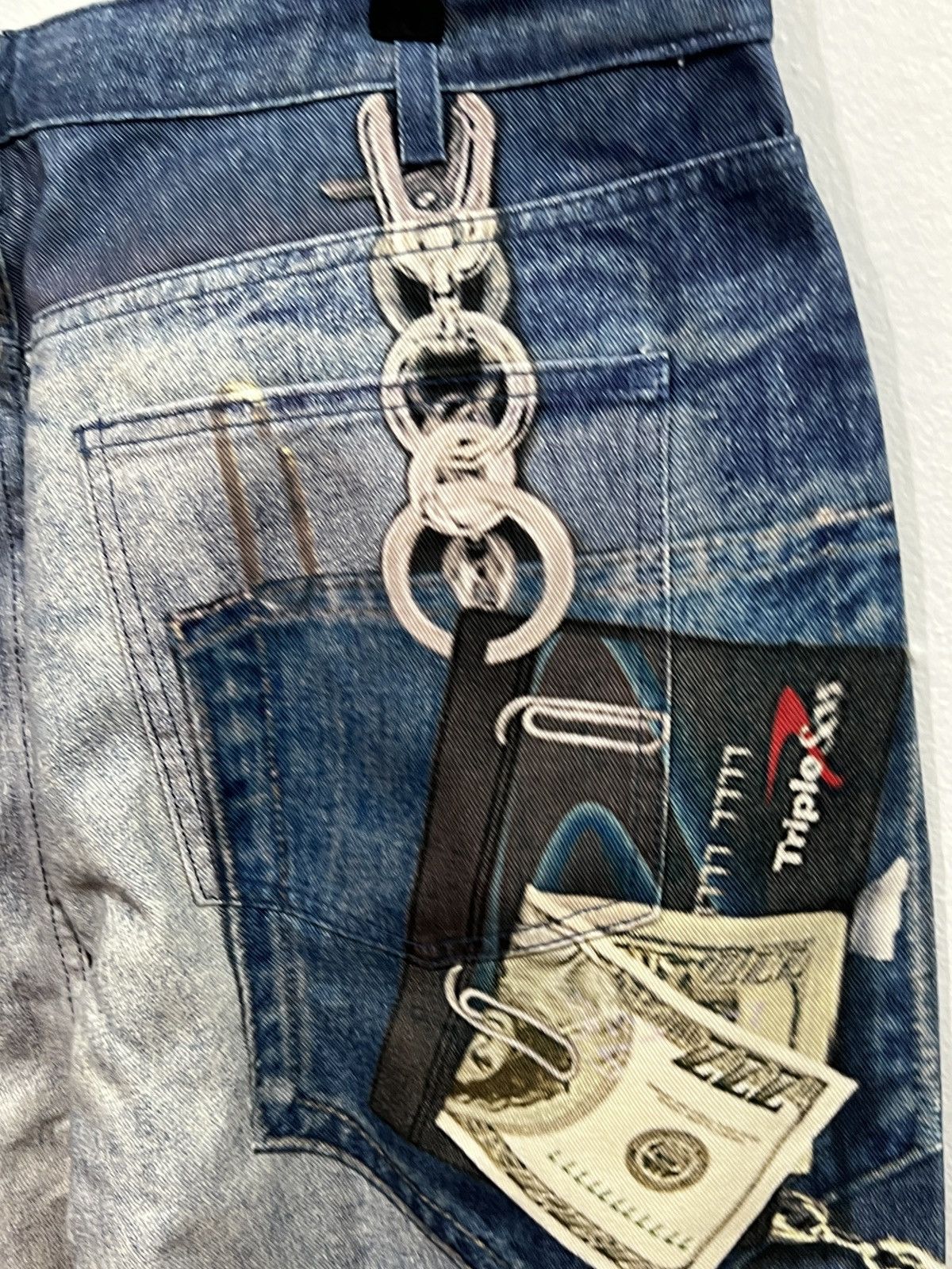 TRIPLE SEVENS Triple Sevens 2D Blue Jeans Size US 36 / EU 52 - 7 Thumbnail