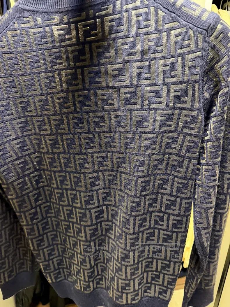 Fendi Fendi Monogrammed knit sweater base layer Size US M / EU 48-50 / 2 - 3 Thumbnail