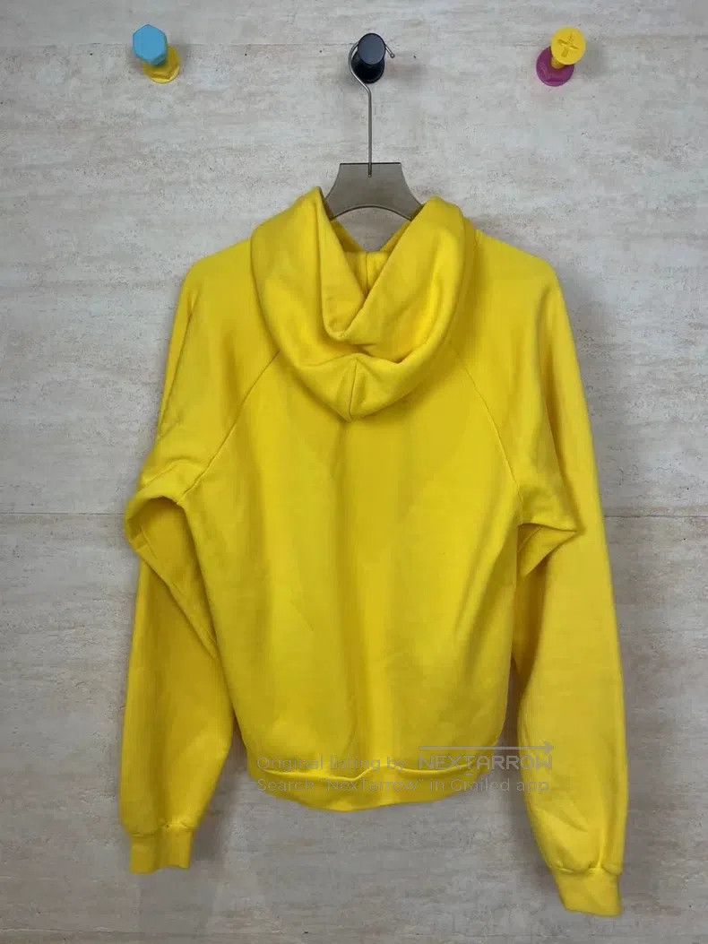 Balenciaga Balenciaga Yellow Double B Hoodie Size US M / EU 48-50 / 2 - 2 Thumbnail