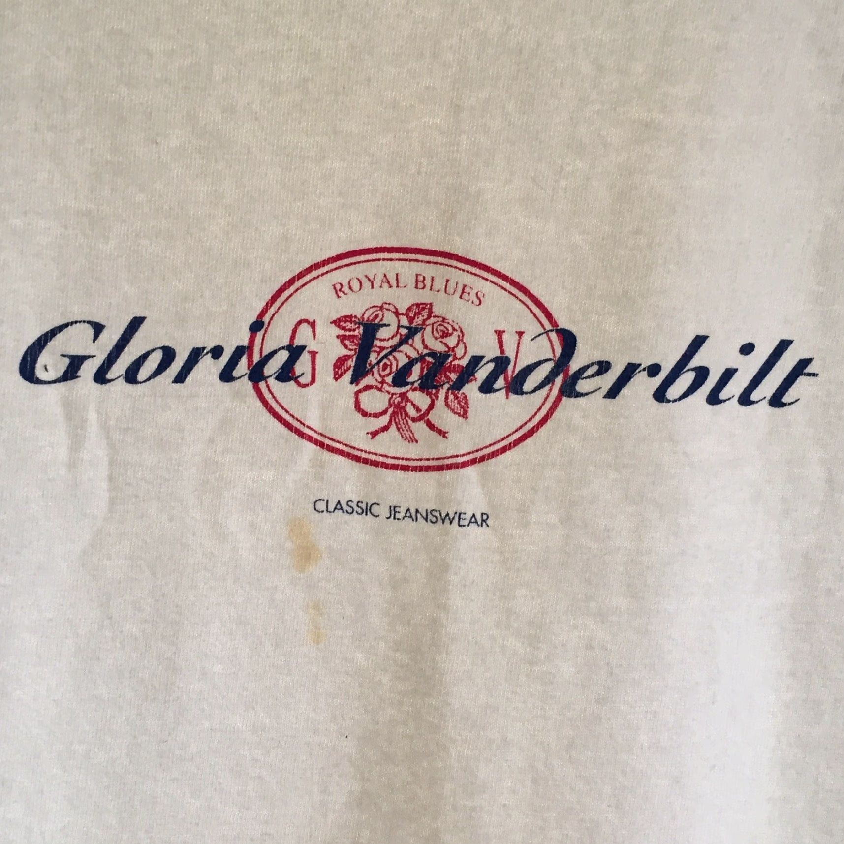 Gloria Vanderbilt VINTAGE Gloria Vanderbilt Shirt Mens Large White Short Sleeve Graphic Tee 1990s Mens Size US L / EU 52-54 / 3 - 3 Thumbnail