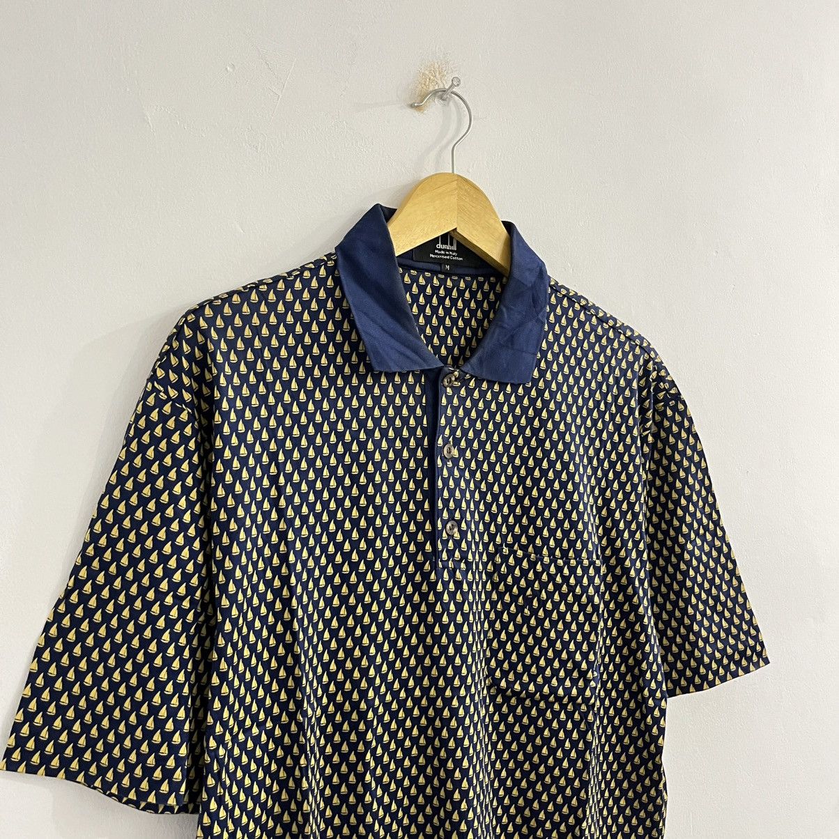 Alfred Dunhill Unique Boat Multi Patterned Poloshirt By Dunhill - JUN25 Size US M / EU 48-50 / 2 - 3 Thumbnail