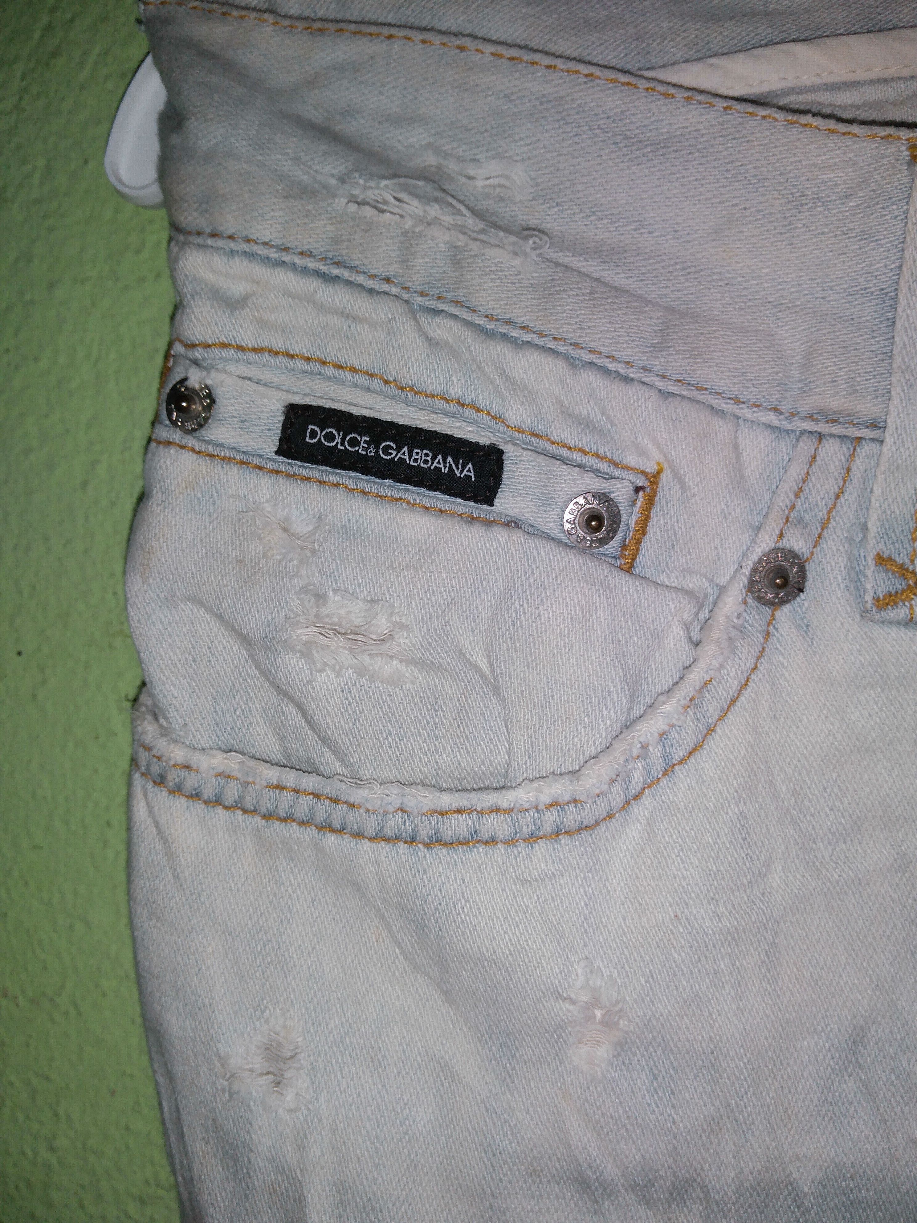 Dolce & Gabbana ⚫Rare⚫Dolce & Gabbana distressed Denim Jeans Size US 30 / EU 46 - 6 Thumbnail