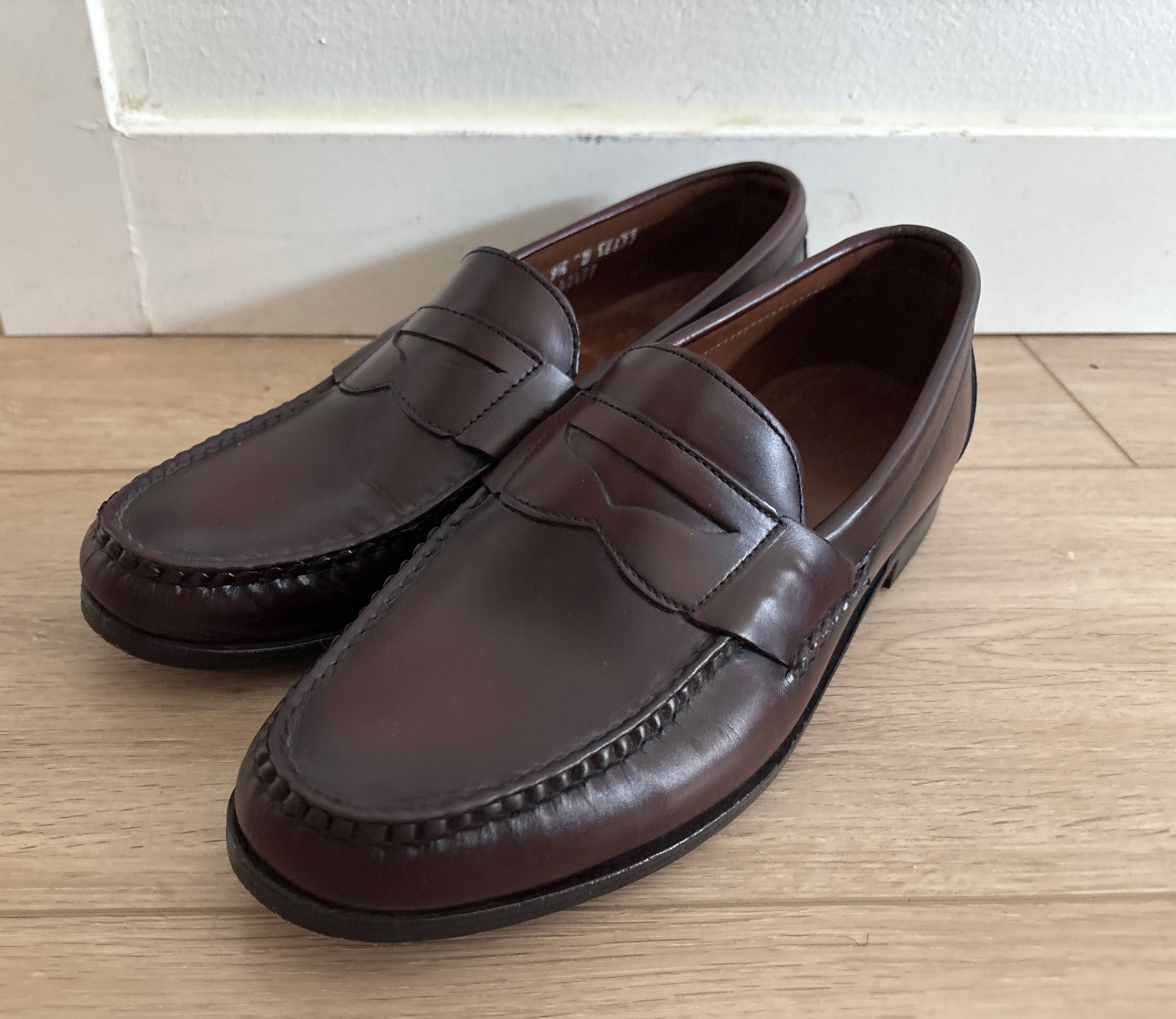 Allen Edmonds \'Cole\' Cognac Leather Penny Loafers Allen Edmonds Penny Loafers & Slip-Ons for Men | Mercari main image 3